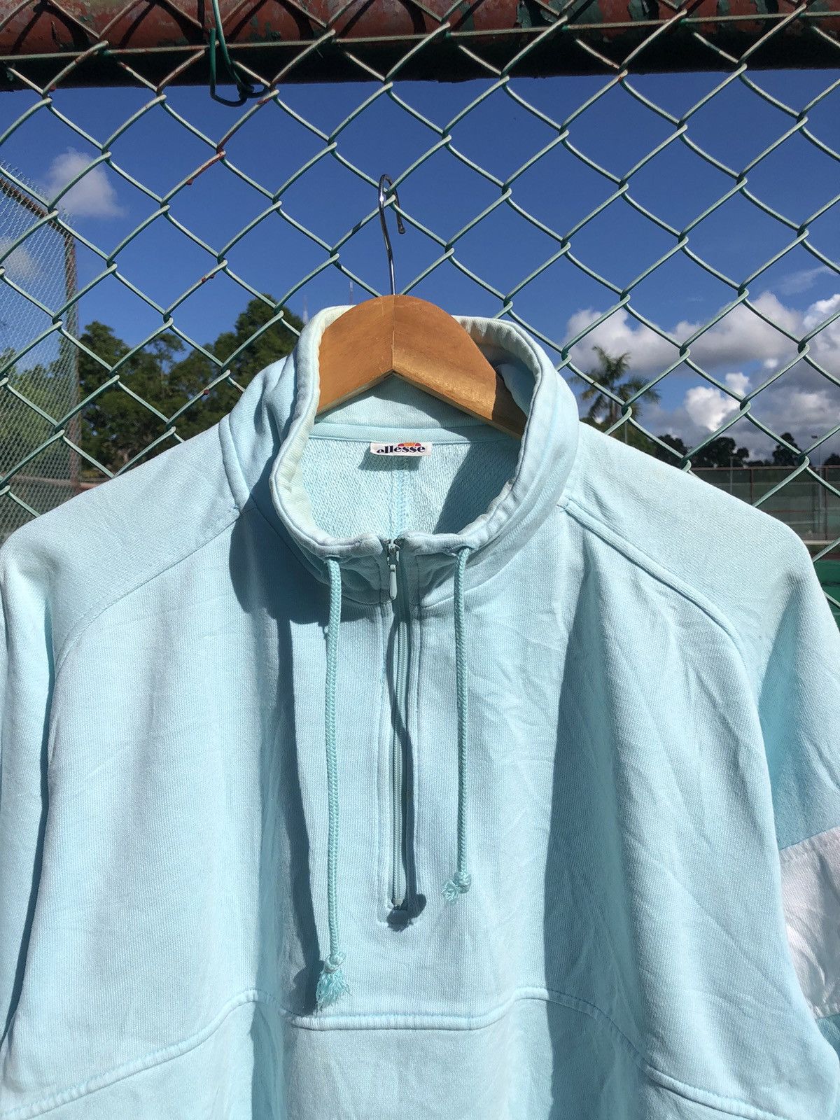 Ellesse × Japanese Brand × Vintage Vintage Ellesse Il Tennis Sul Serio 1/4 zipper Sweatshirt Size US L / EU 52-54 / 3 - 4 Thumbnail