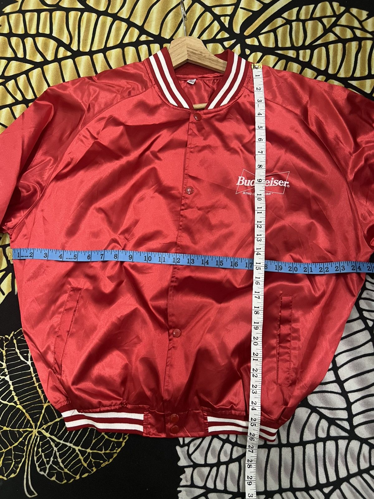 Budweiser × Vintage Vintage Budweiser King Of Beers Light Jacket Button Up Size US L / EU 52-54 / 3 - 7 Thumbnail