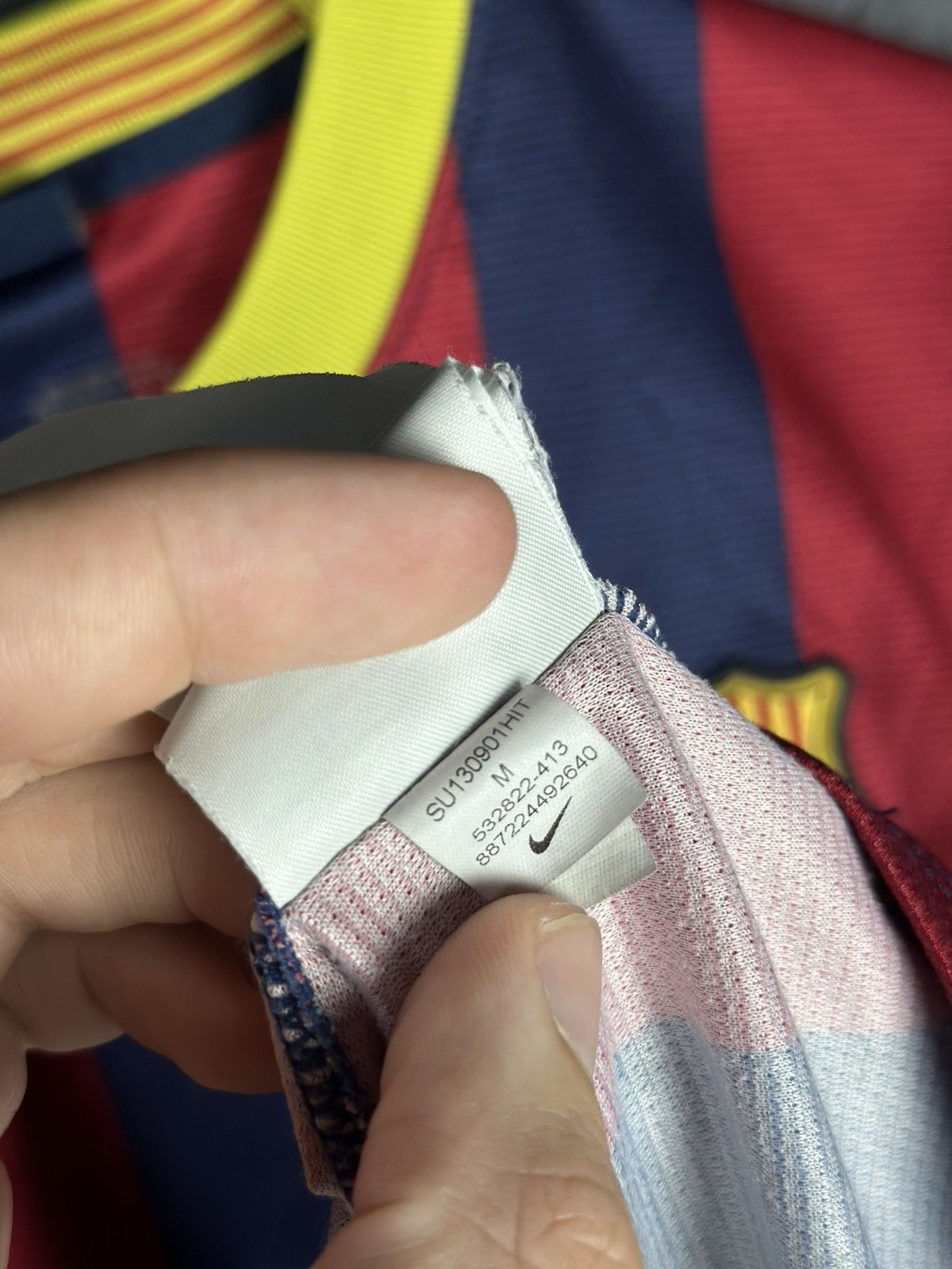 Vintage FC BARCELONA Football Shirt Jersey 2013-2014 Home Size US M / EU 48-50 / 2 - 12 Thumbnail