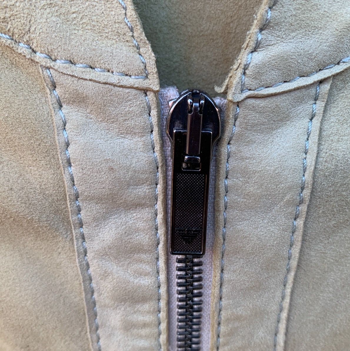 Emporio Armani SS2007 EMPORIO ARMANI BIKER SUEDE LEATHER JACKET Size US S / EU 44-46 / 1 - 9 Thumbnail