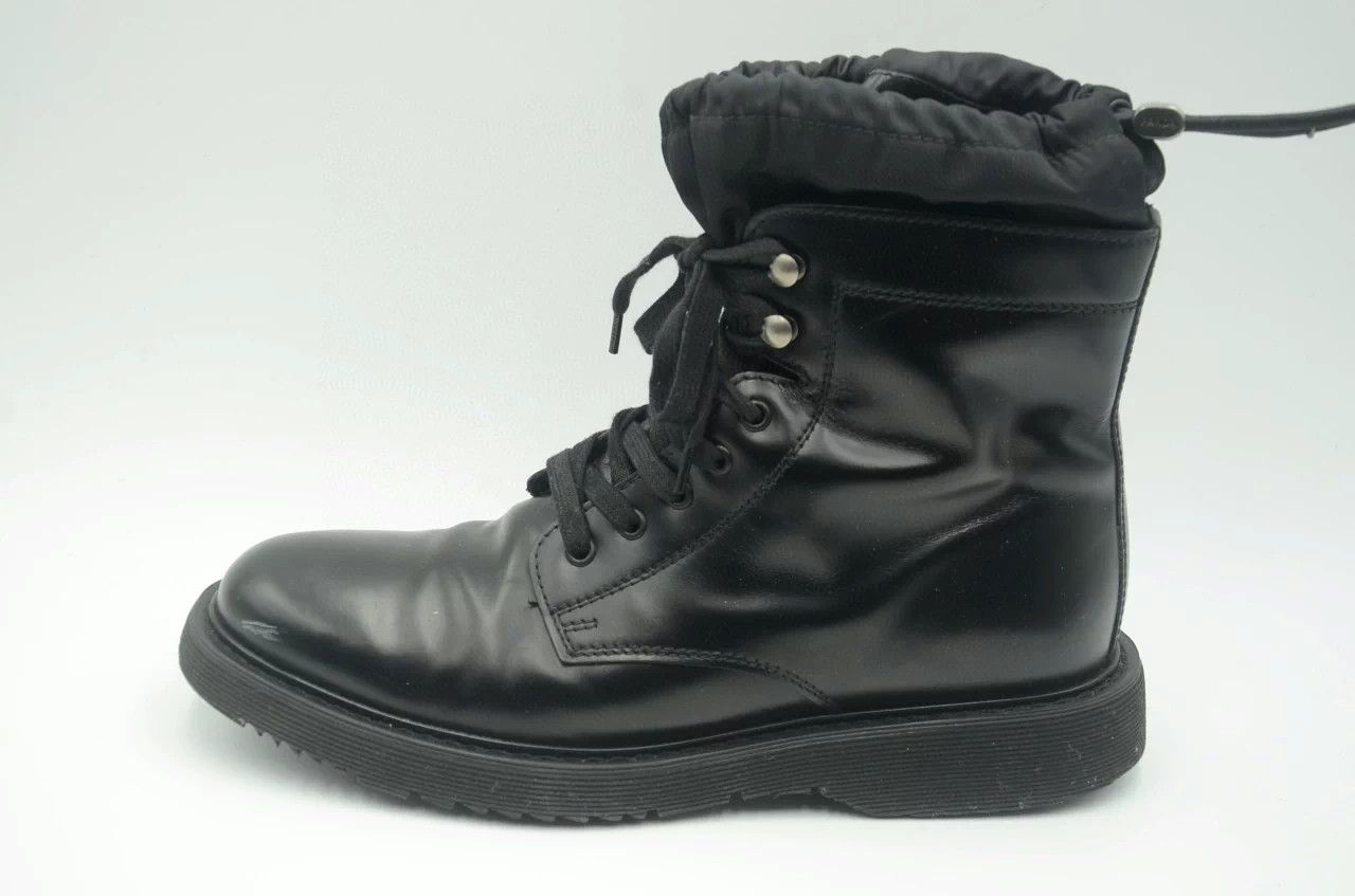 Prada Prada high-top double leather black men's 42 boots Size US 9 / EU 42 - 7 Thumbnail