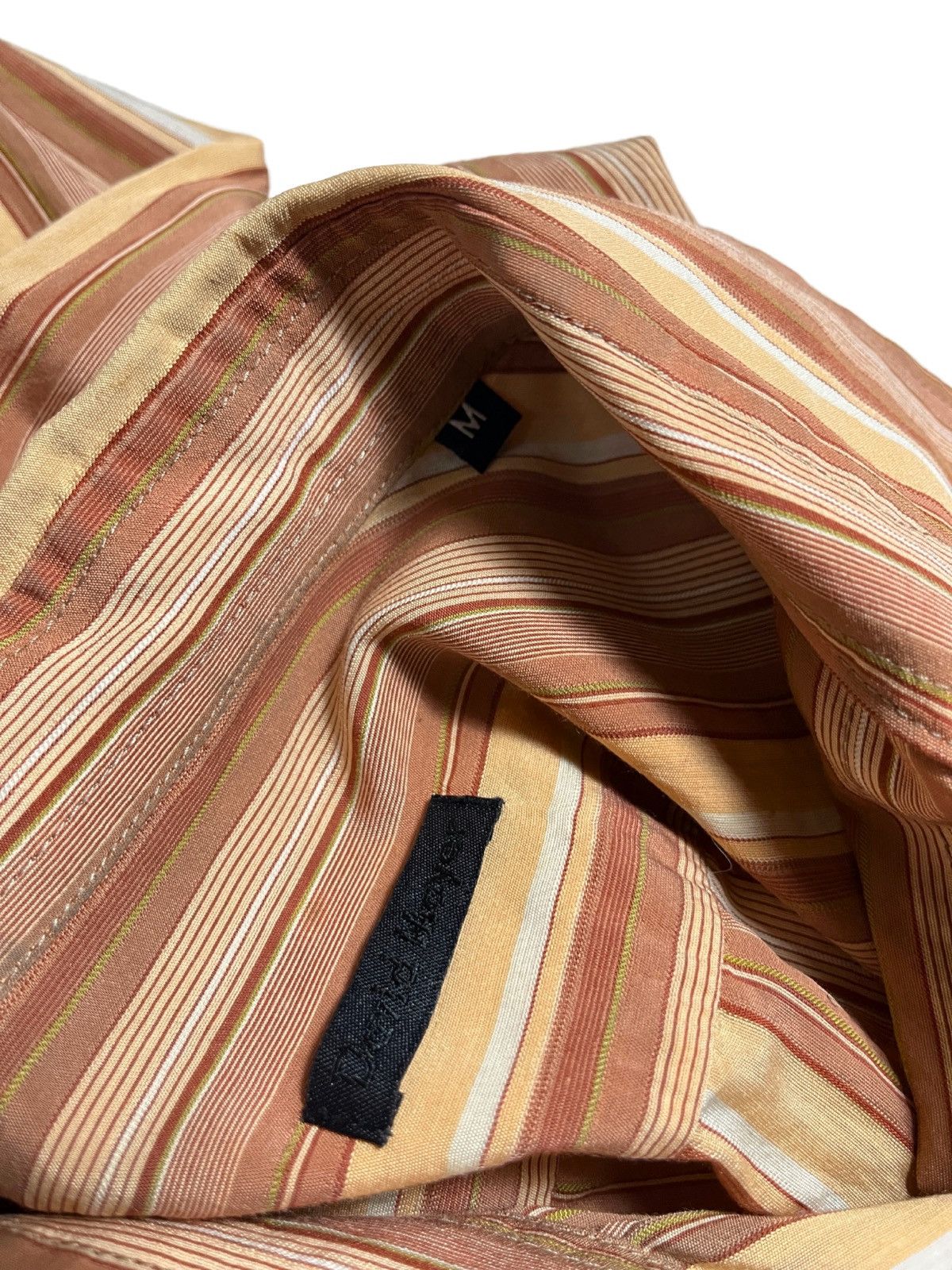 DAVID NAMAN 2000s - David Mayer Rebuild Stripe Button Up Shirt Size US M / EU 48-50 / 2 - 4 Thumbnail