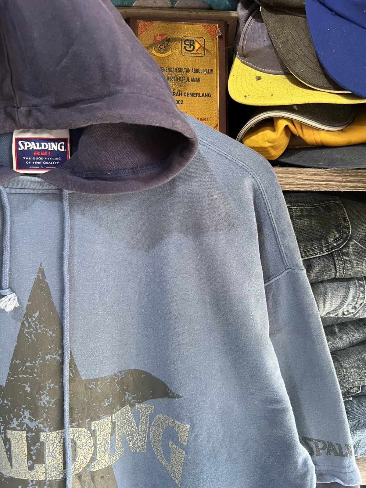 Spalding 🔥Vintage Spalding Super Stage Hoodie Size US L / EU 52-54 / 3 - 6 Thumbnail