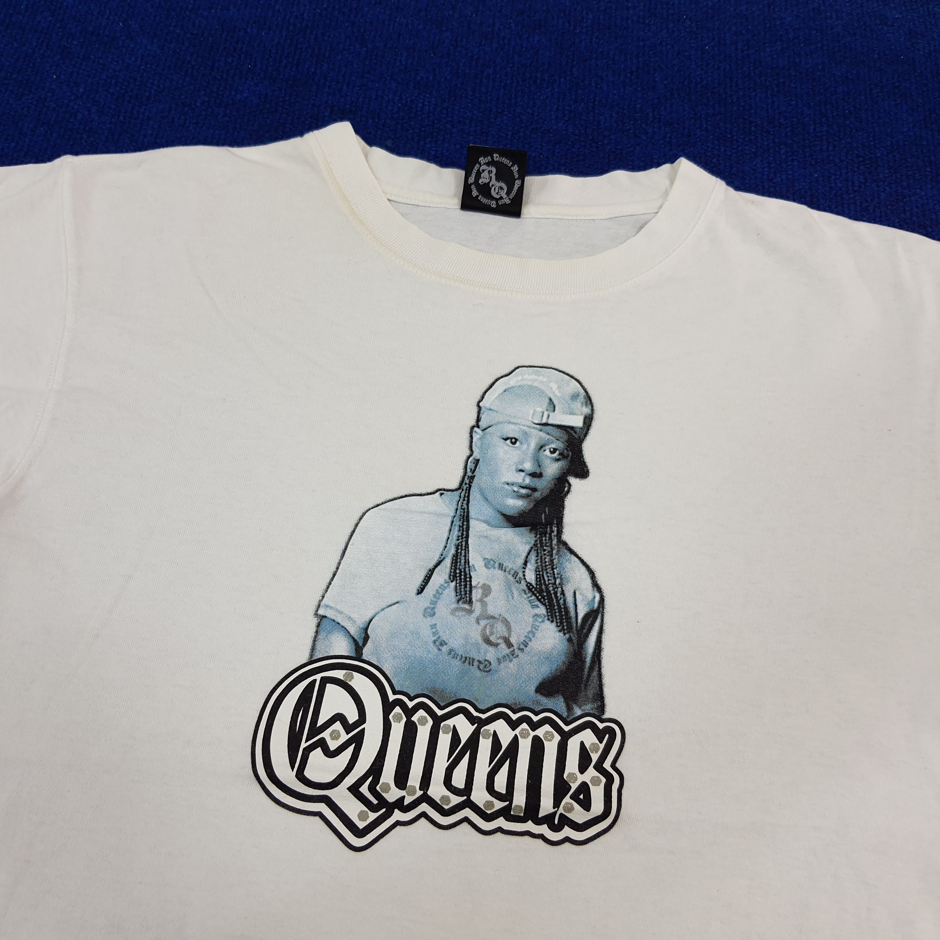 Rap Tees × Vintage Vintage Run Queens Hip Hop Rap Tees Size US L / EU 52-54 / 3 - 2 Thumbnail