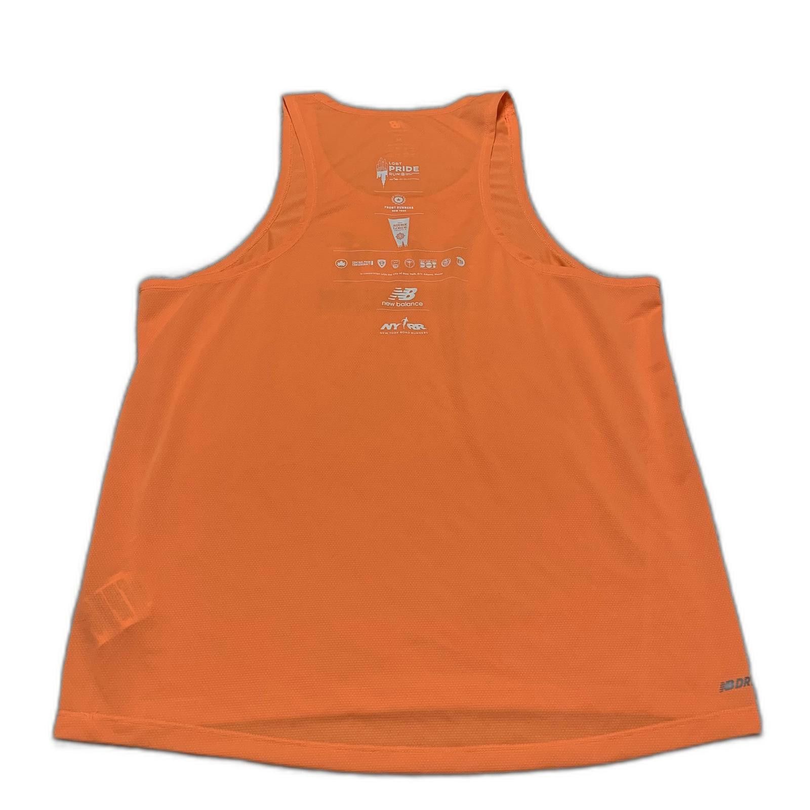 New Balance New Balance Men's Medium Orange Pride Run Tank Top Size ONE SIZE - 2 Thumbnail