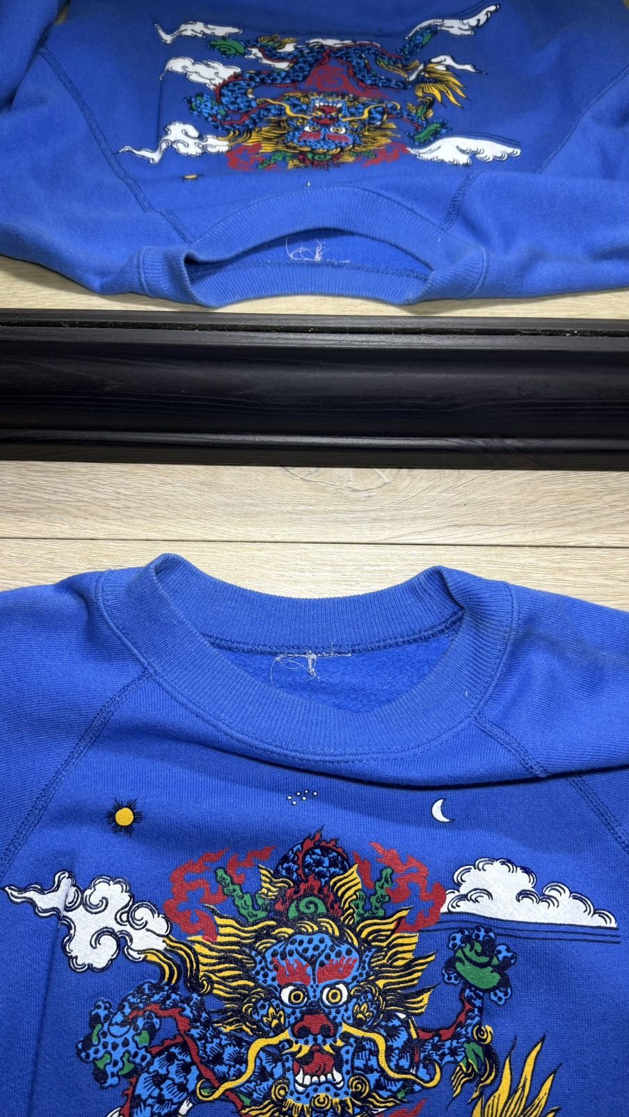 JNCO Vintage / Y2K 1980s Dragon Tattoo Style Sweatshirt /Crewneck Size US M / EU 48-50 / 2 - 6 Thumbnail