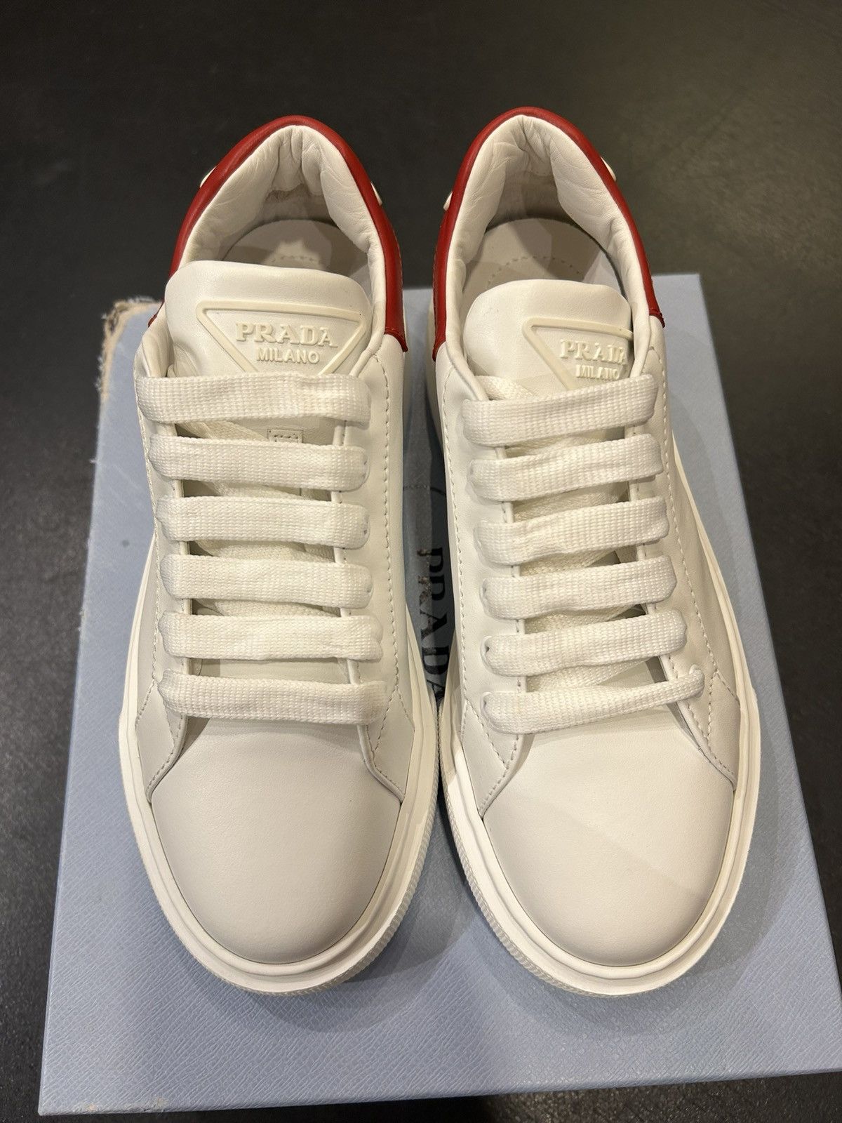 Prada Prada Low Top Oversized Sneaker Size US 5 / EU 37 - 4 Thumbnail