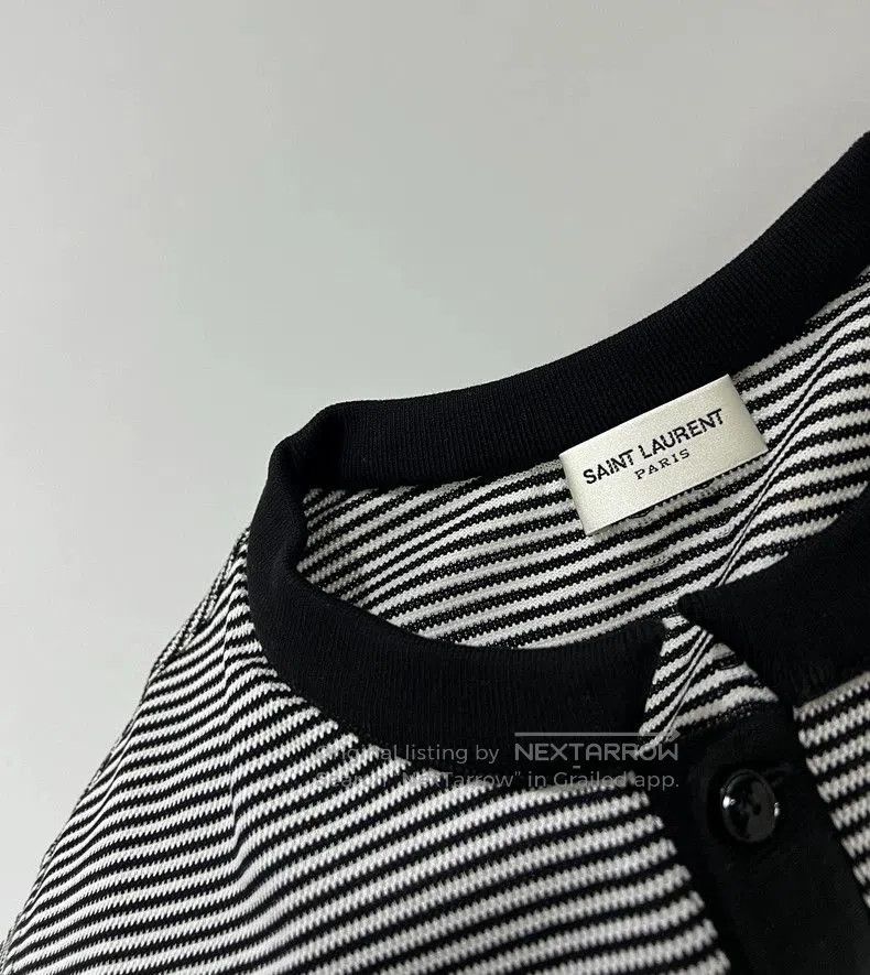 Saint Laurent Paris Saint Laurent Paris Men's Short Sleeve Polo. Size US S / EU 44-46 / 1 - 5 Thumbnail