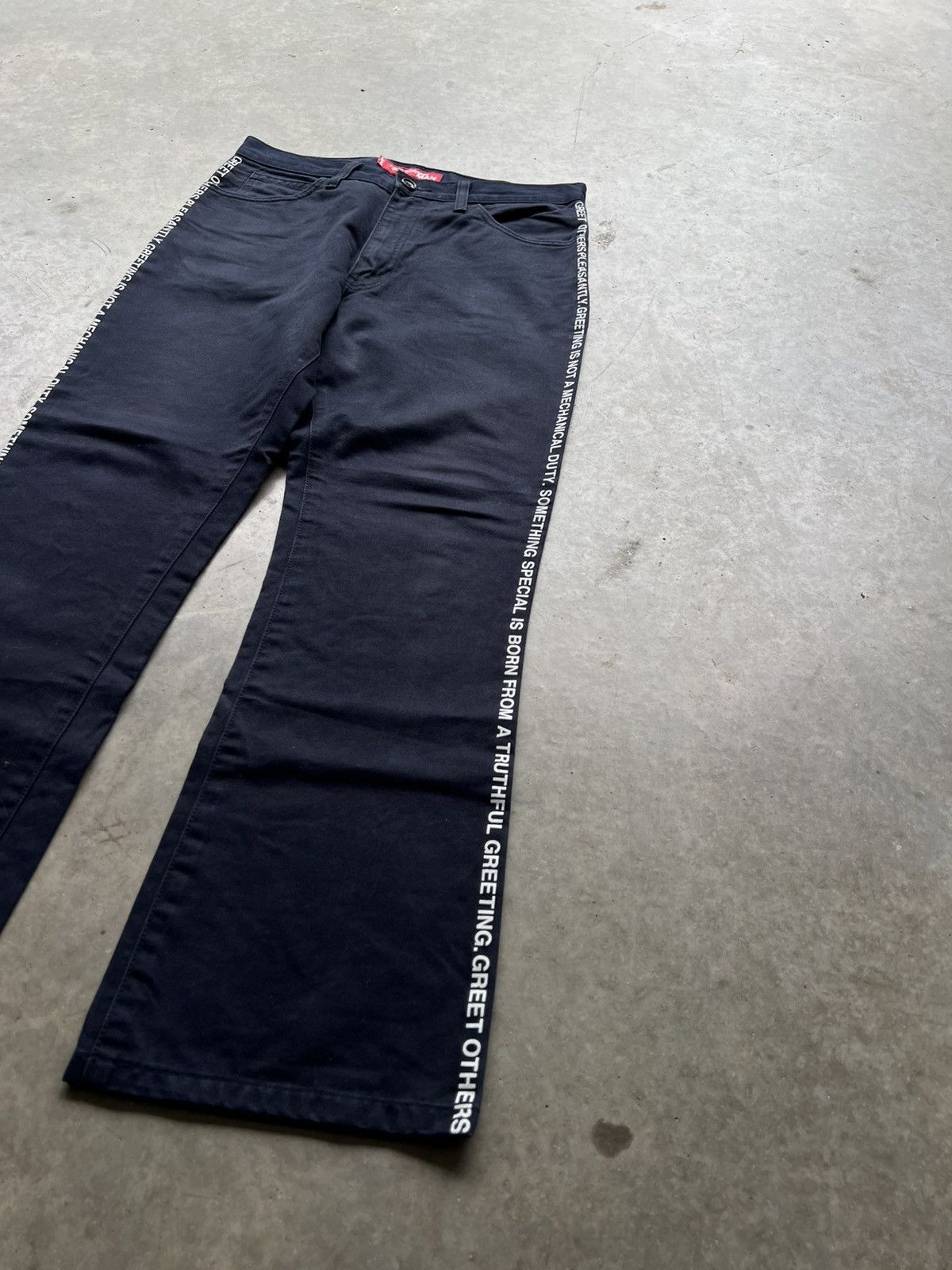 Junya Watanabe Junya Watanabe SS02 Poem Bootcut Flare Pants Size US 30 / EU 46 - 2 Thumbnail