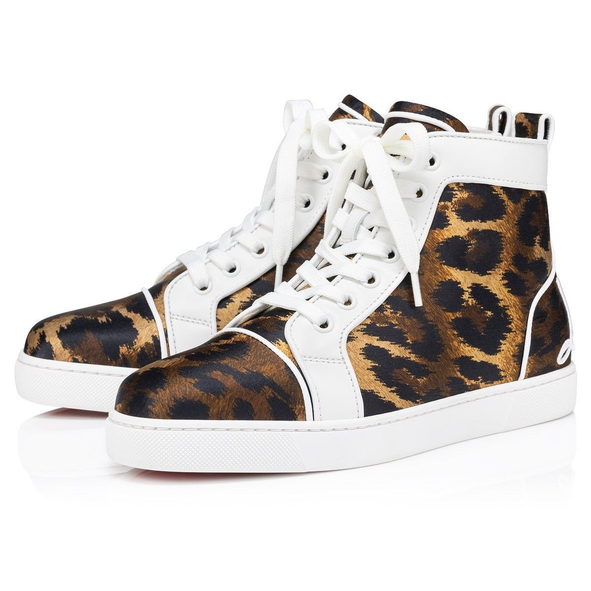 Christian Louboutin o1s1wg110924 Fun Louis Sneakers in Brown/White Size US 9 / IT 39 - 4 Thumbnail