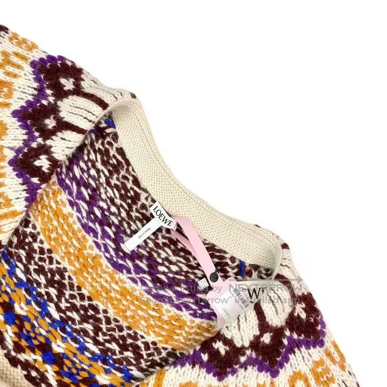 Loewe Loewe Letter wave V-neck cardigan Size M / US 6-8 / IT 42-44 - 2 Thumbnail