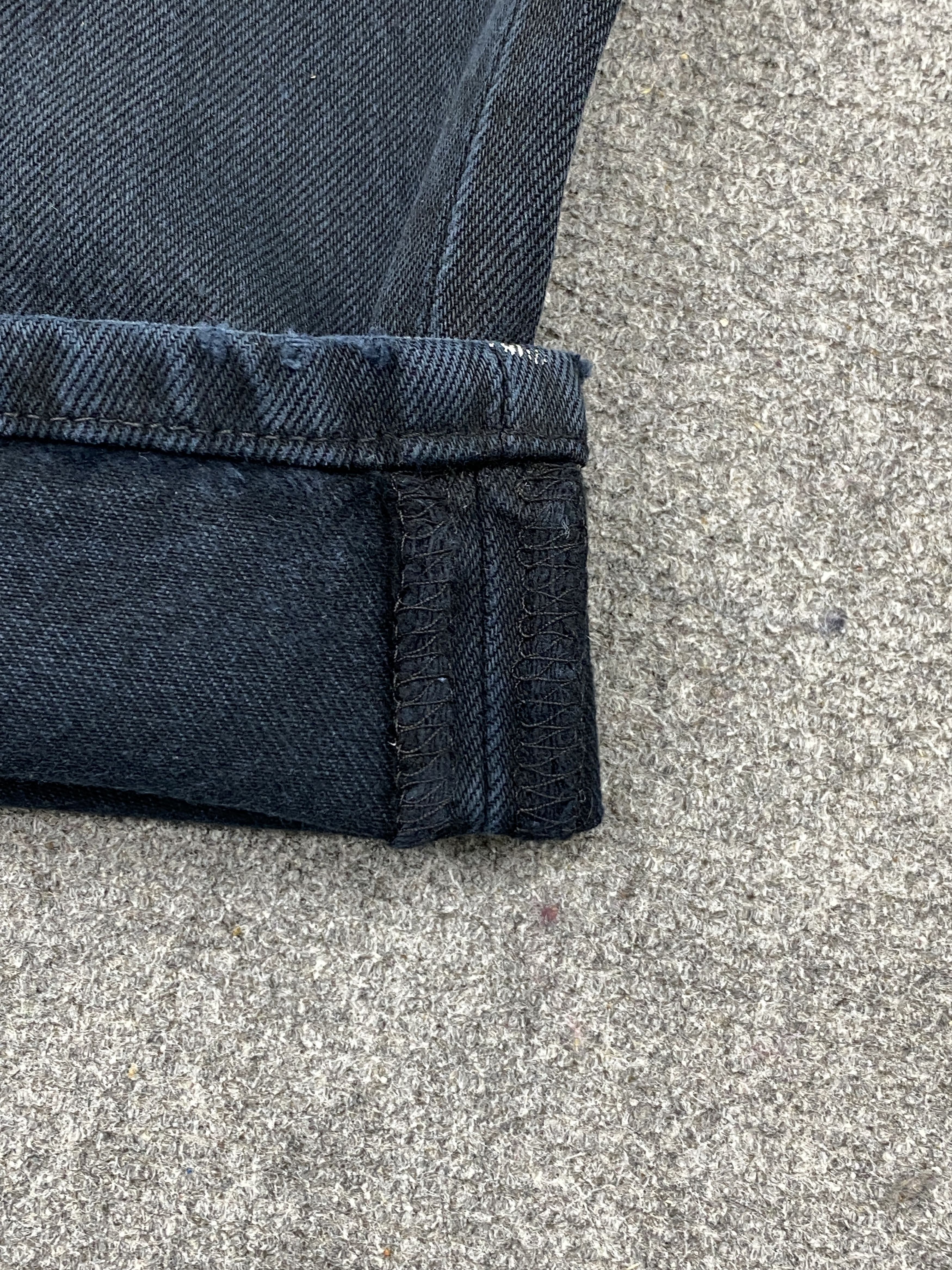 Levi's Vintage Levis 501 Super Black Rusty Jeans DP2757 Size US 28 / EU 44 - 11 Thumbnail