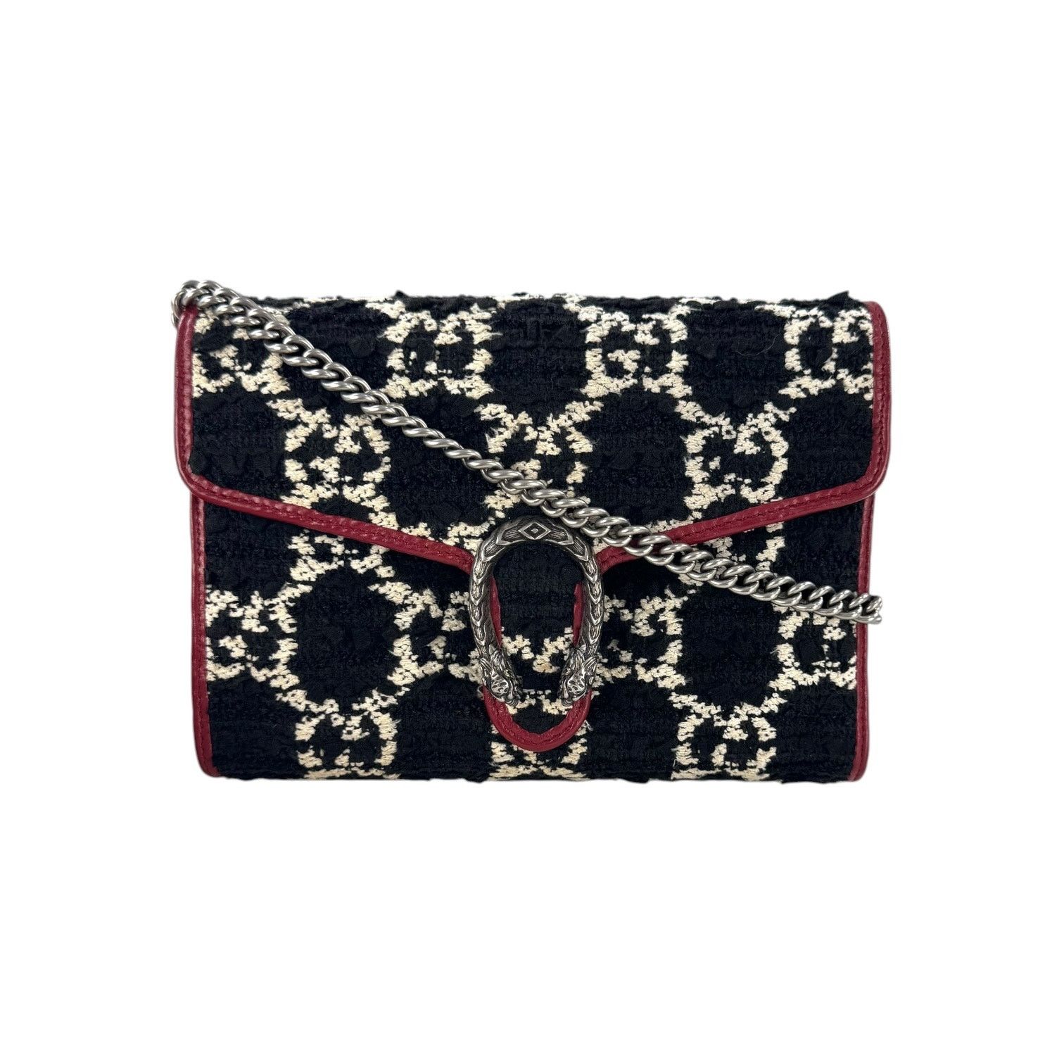 Gucci Gucci Dionysus Tweed Wallet-On-Chain Bag Size ONE SIZE - 1 Thumbnail