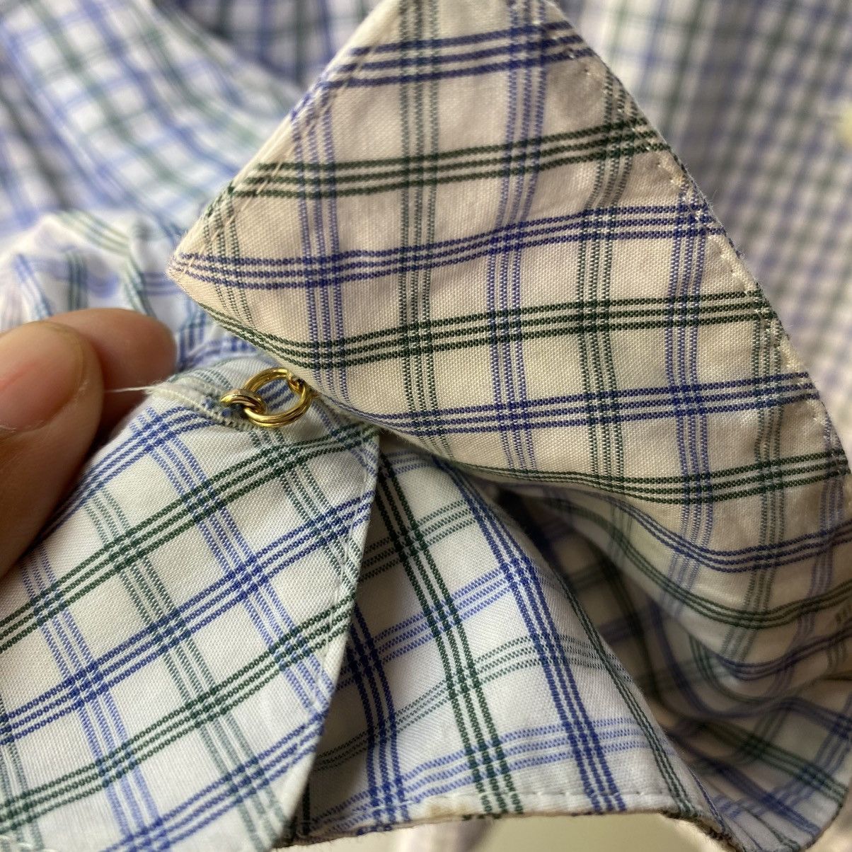 Dior Christian Dior Checkered Long Sleeve Shirt Size M / US 6-8 / IT 42-44 - 6 Thumbnail