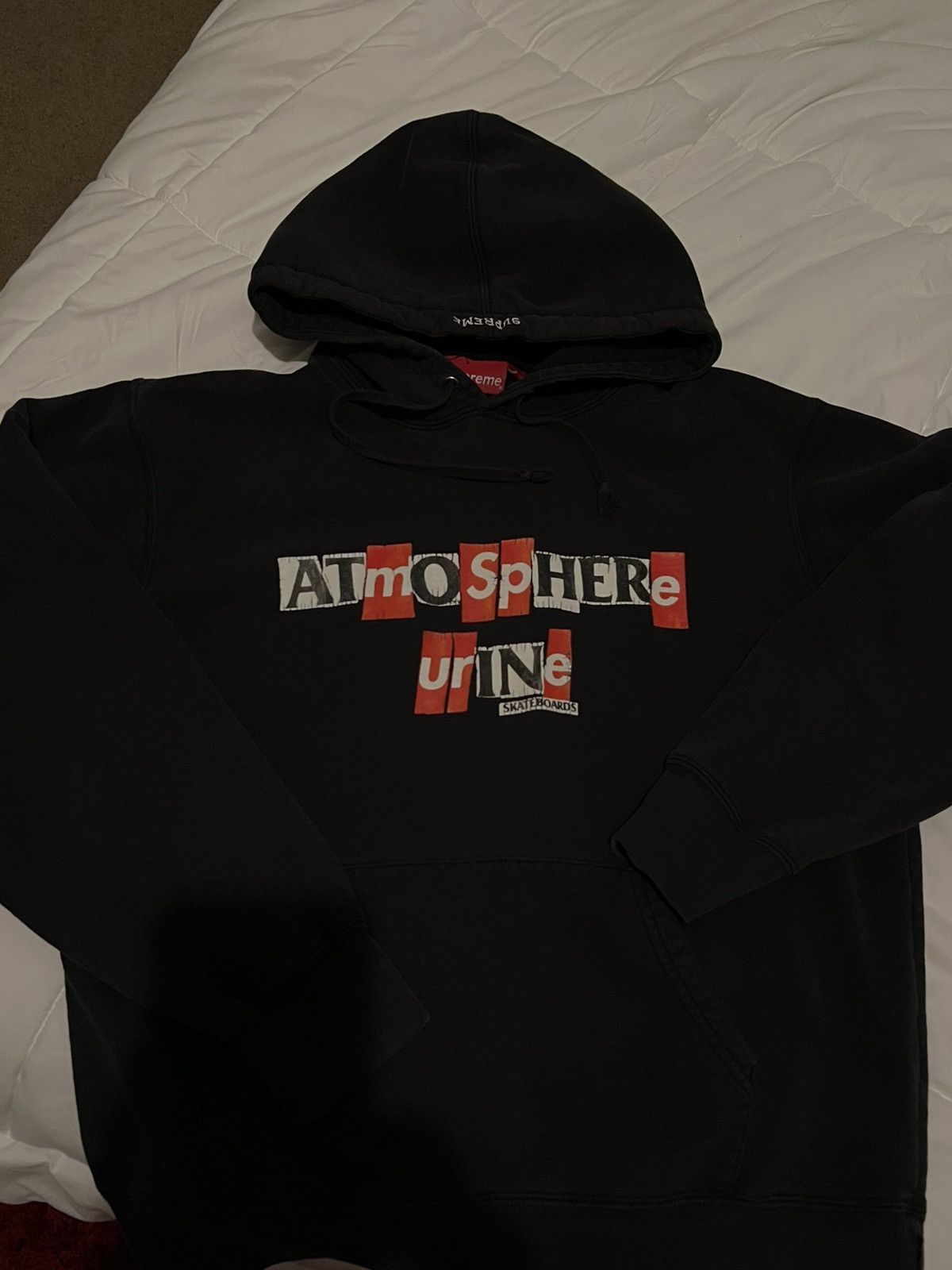 Supreme x antihero hoodie on sale