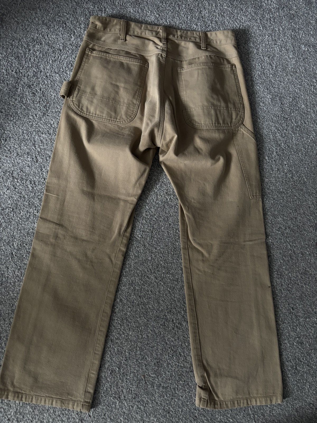 Comme des Garcons Homme COMME DES GARÇONS HOMME AD2011 Vintage Beige Carpenter Pants Size US 32 / EU 48 - 6 Thumbnail
