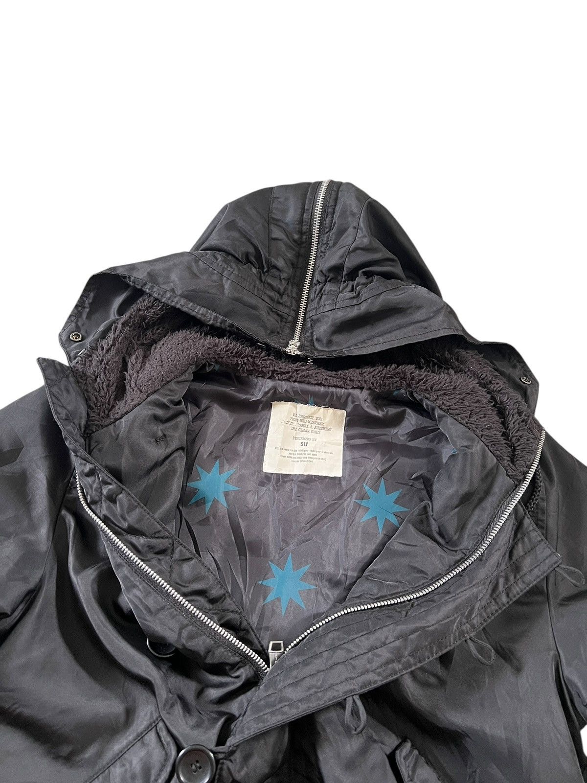 SLY 2000s SLY Cropped Fur Bomber Jacket Size S / US 4 / IT 40 - 9 Thumbnail