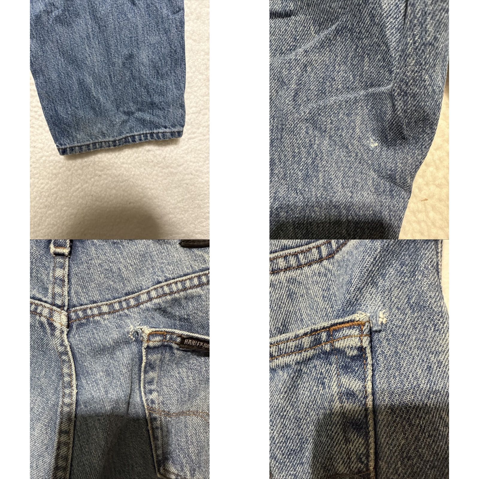 Harley Davidson Harley-Davidson Jeans Men Blue Relaxed Denim 34x34 Size 34 Regular Inseam 34 Size US 34 / EU 50 - 8 Thumbnail
