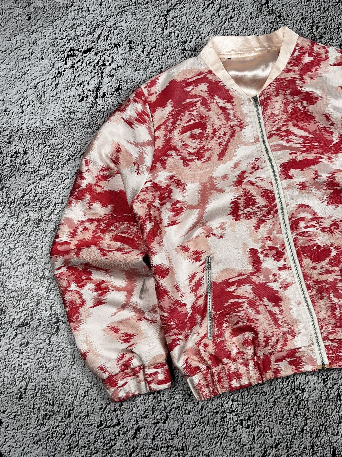 Vintage Vintage Y2K Floral Japan style bomber jacket streetwear M Size M / US 6-8 / IT 42-44 - 2 Thumbnail