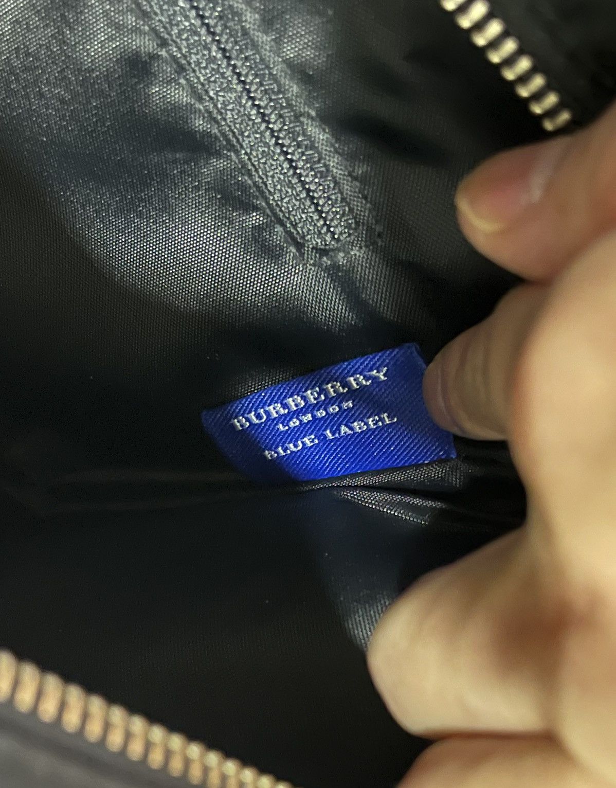 Burberry Burberry Leather Handle Nylon Tote Bag Size ONE SIZE - 4 Thumbnail