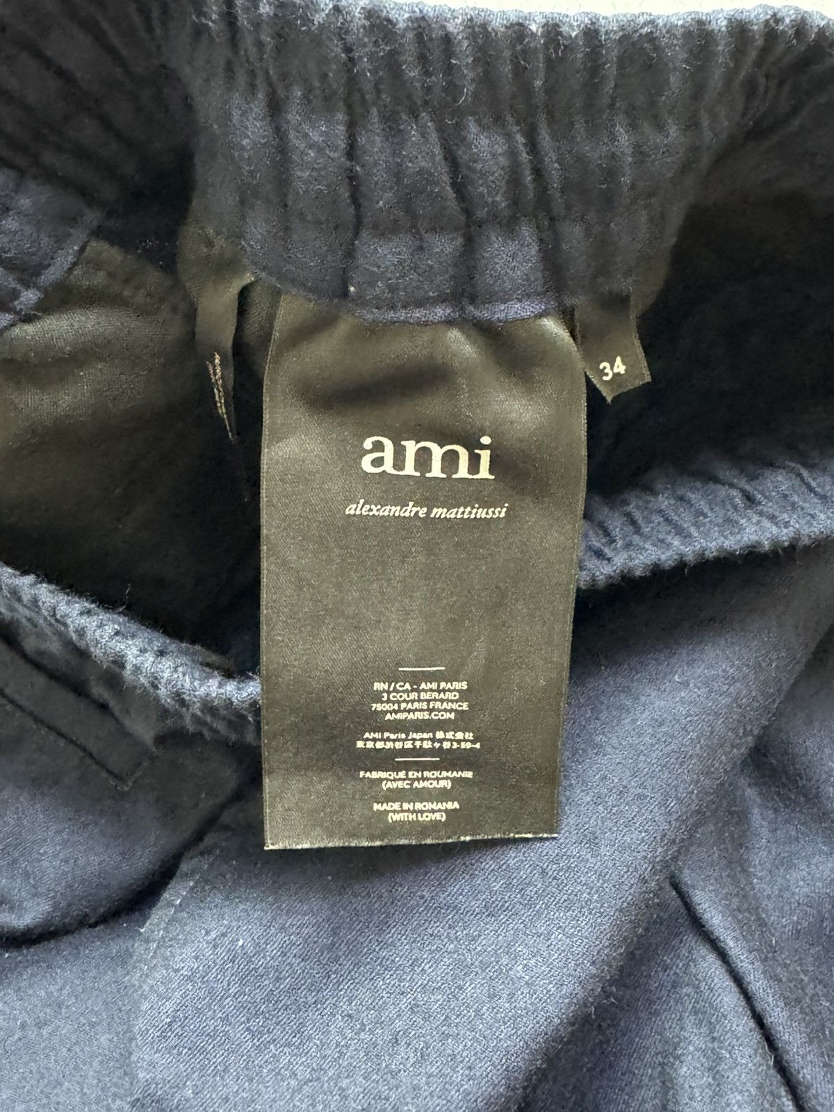 AMI AMI - Alexandre Mattiussi Wool Cropped Trouser Pants Size US 28 / EU 44 - 8 Thumbnail