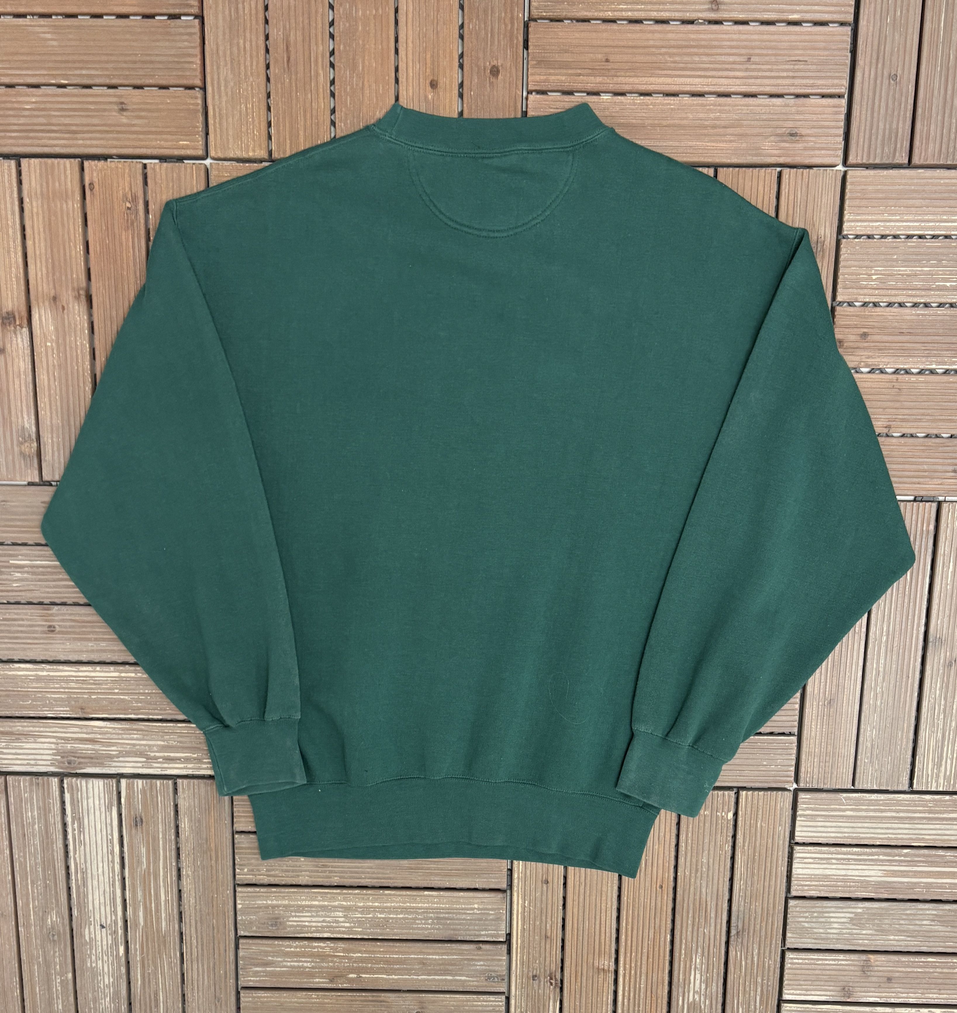 Riddell Green Bay Packers Riddell Vintage Green Crewneck Sweater Size US XL / EU 56 / 4 - 3 Thumbnail