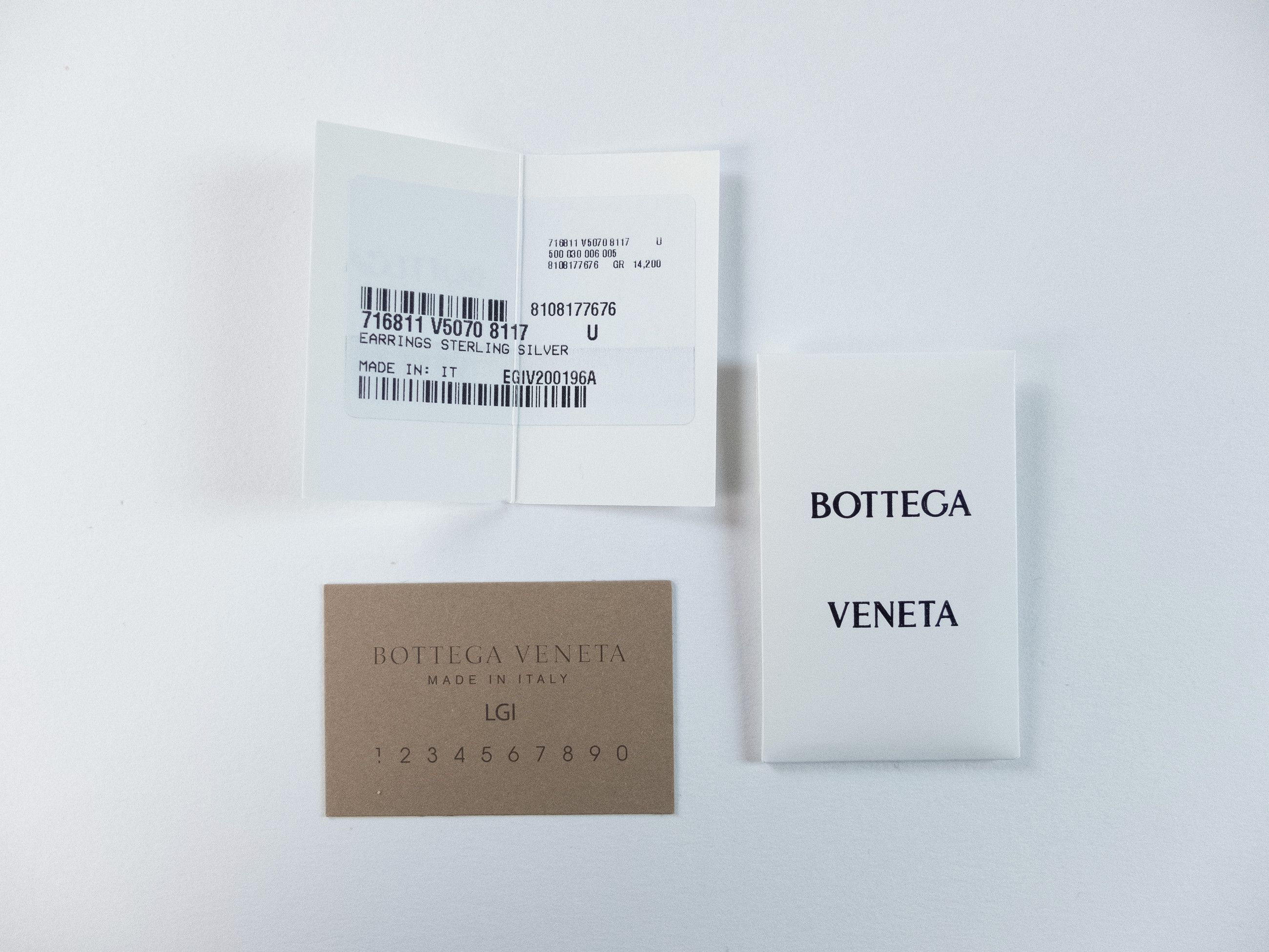 Bottega Veneta BOTTEGA VENETA Whirl sculptural small silver earrings q Size ONE SIZE - 7 Thumbnail