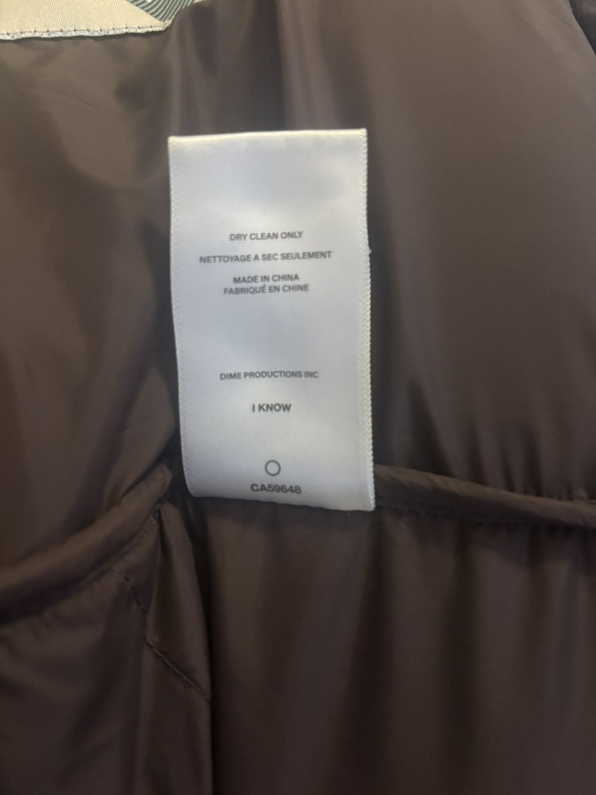 Dime DIME Velvet Quilted Puffer Size US L / EU 52-54 / 3 - 11 Thumbnail