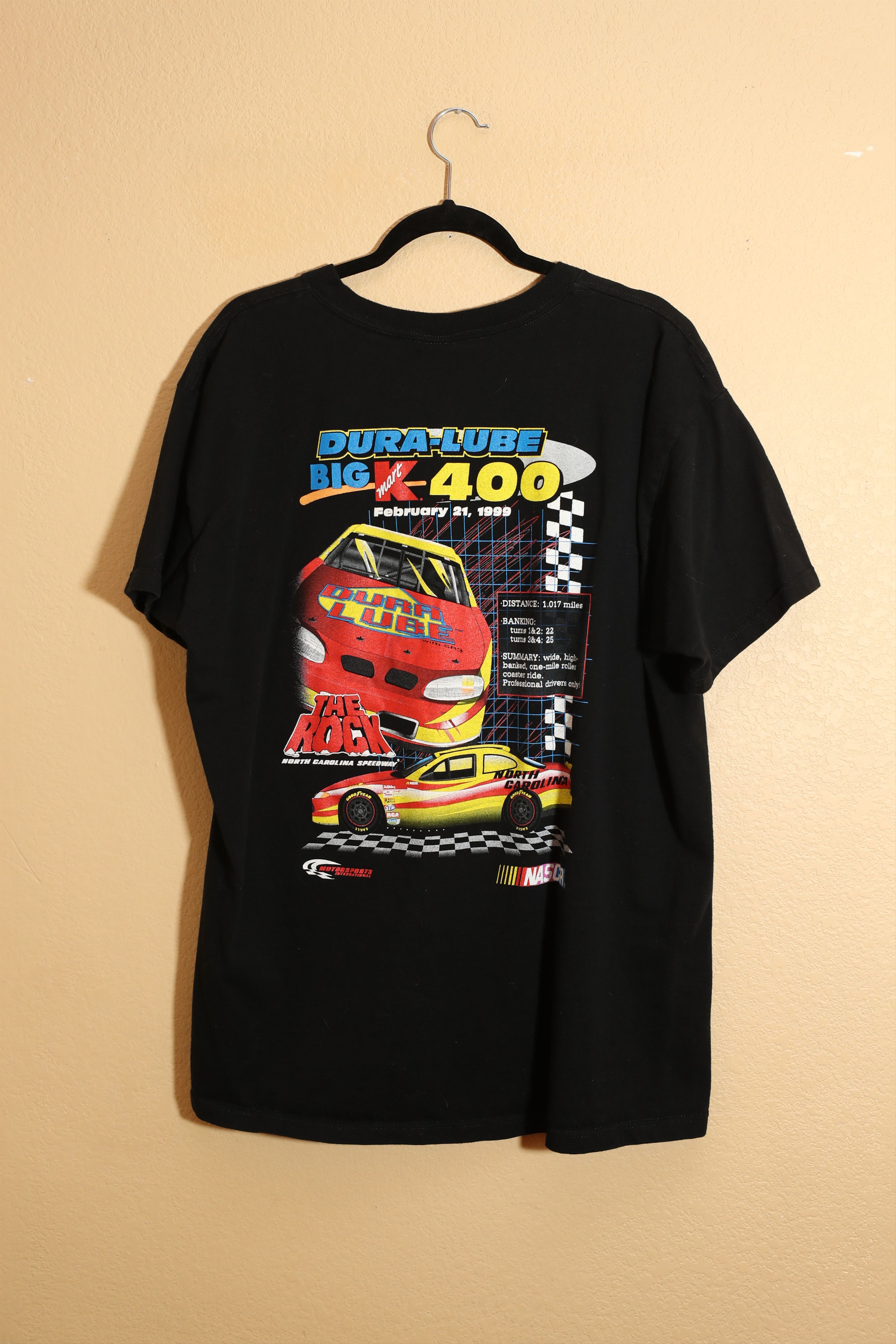Fruit Of The Loom × Vintage NC Speedway Dura Lube Big K-Mart 400 1999 Tee (XL) Size US XL / EU 56 / 4 - 2 Thumbnail
