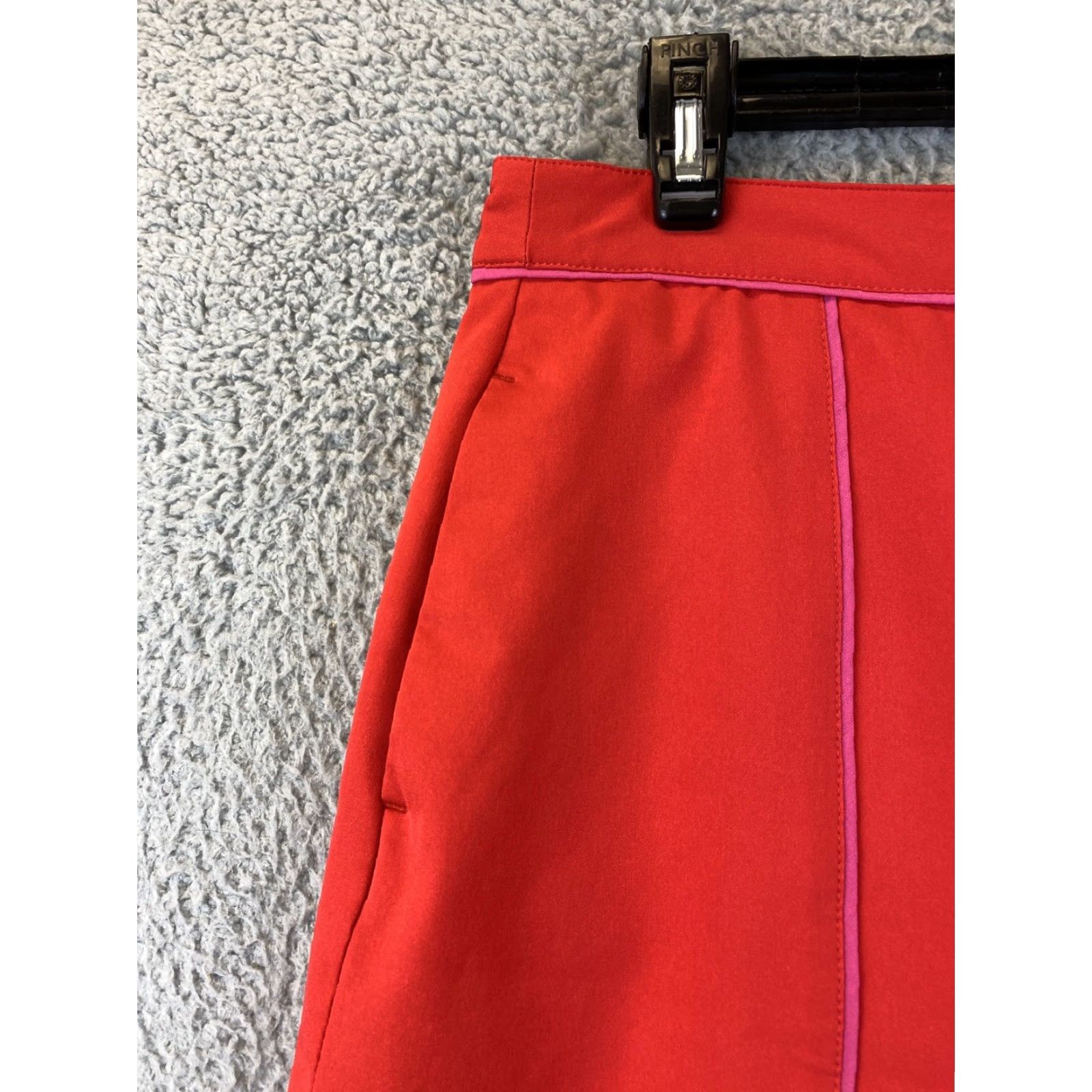 Vintage EP PRO Women's Golf Skort 12 Red Plaid Tennis Activewear Pockets Stretch Short Skirt Size 34" / US 12 / IT 48 - 2 Thumbnail