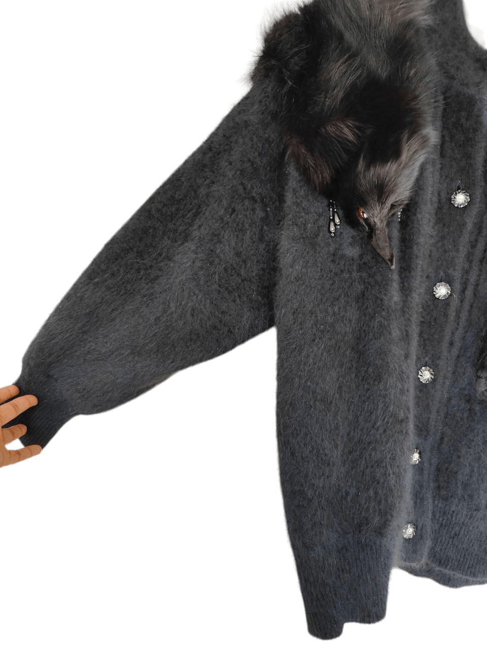 Japanese Brand Very Rare Vintage Runa Faux Fur Mohair Jacket Size US M / EU 48-50 / 2 - 11 Thumbnail