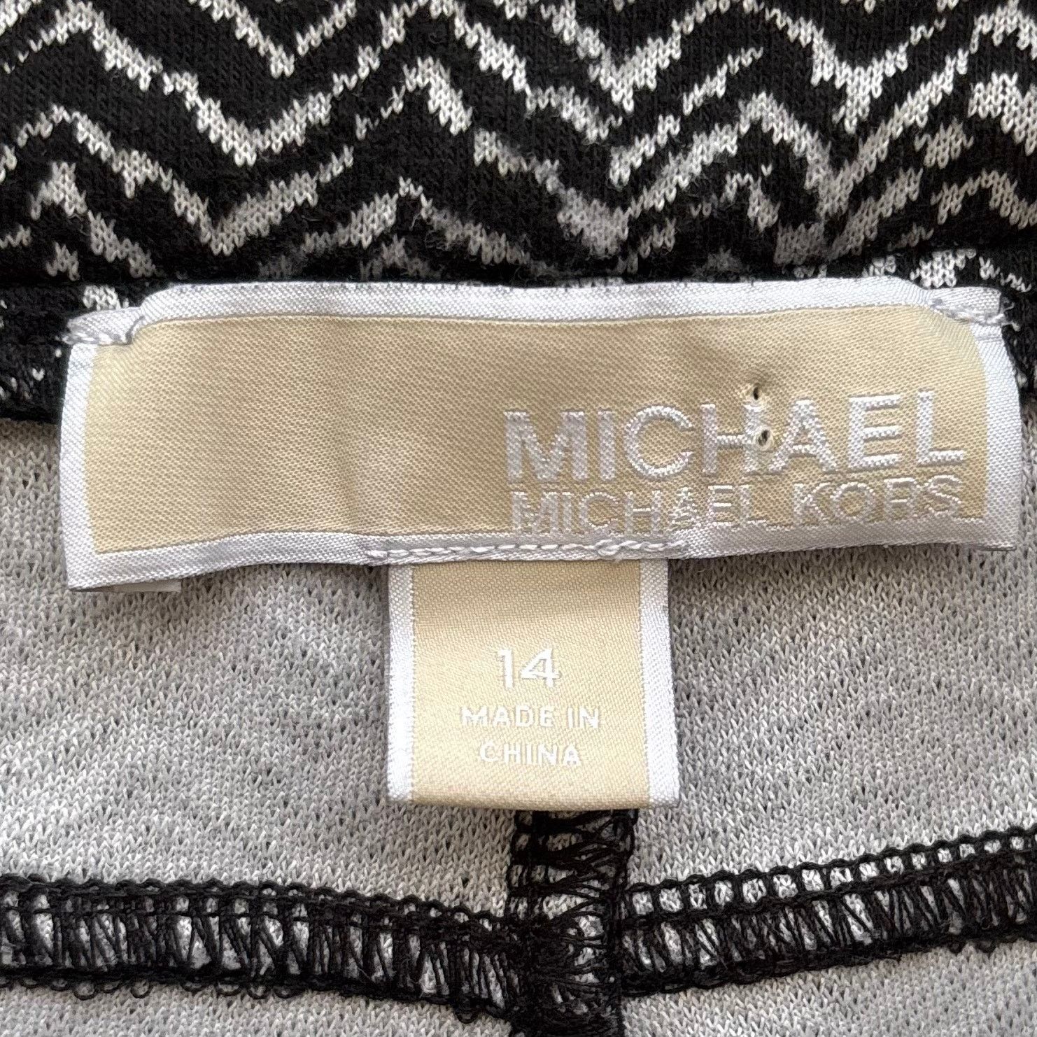 Other Michael Michael Kors Black and White Zig Zag Pants Size 14 Size 36" / US 14 / IT 50 - 6 Thumbnail