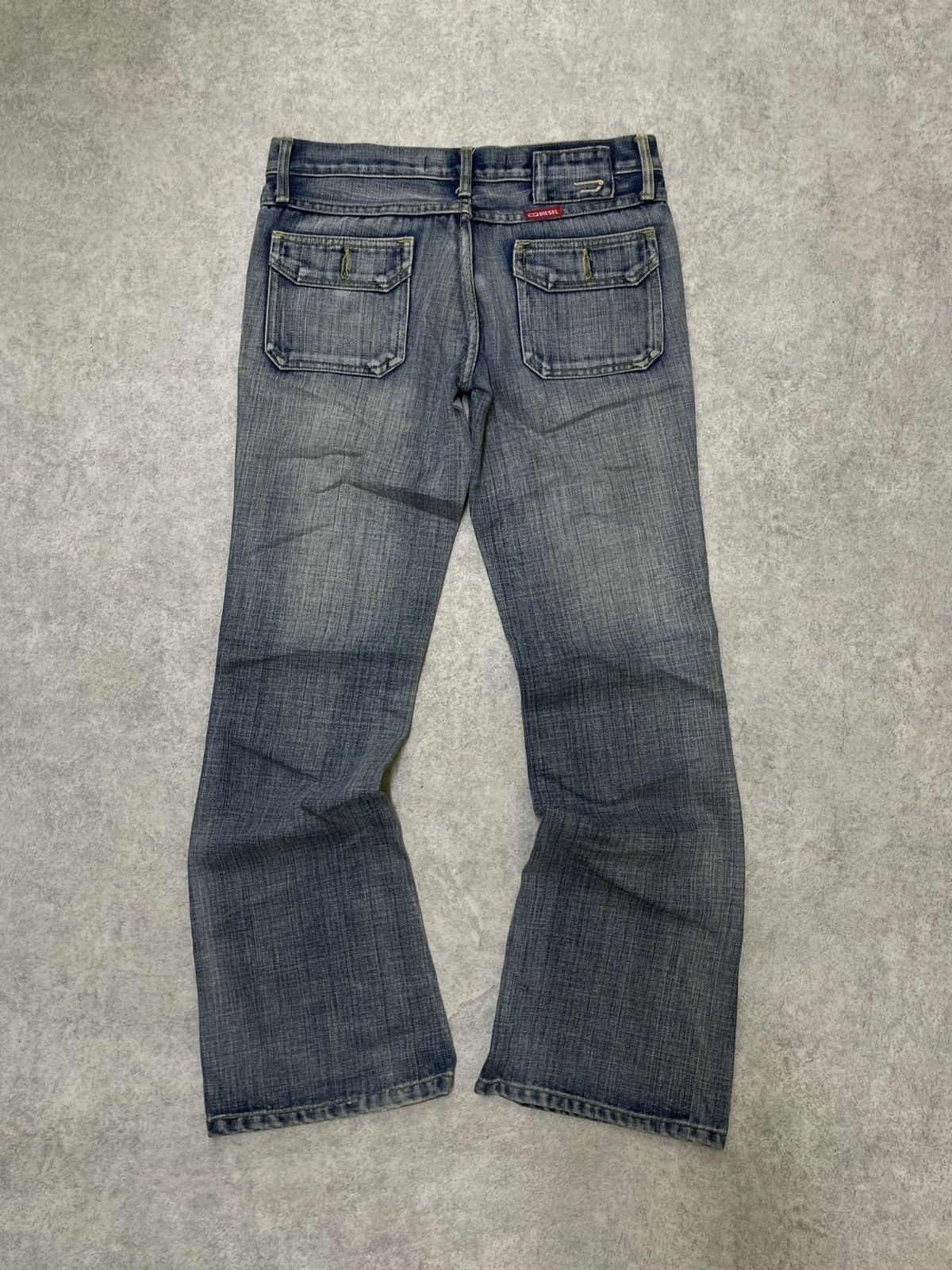 If Six Was Nine Diesel Ifsixwasnine Style Flare Denim Rockstar Grail LGB Size US 29 - 8 Thumbnail
