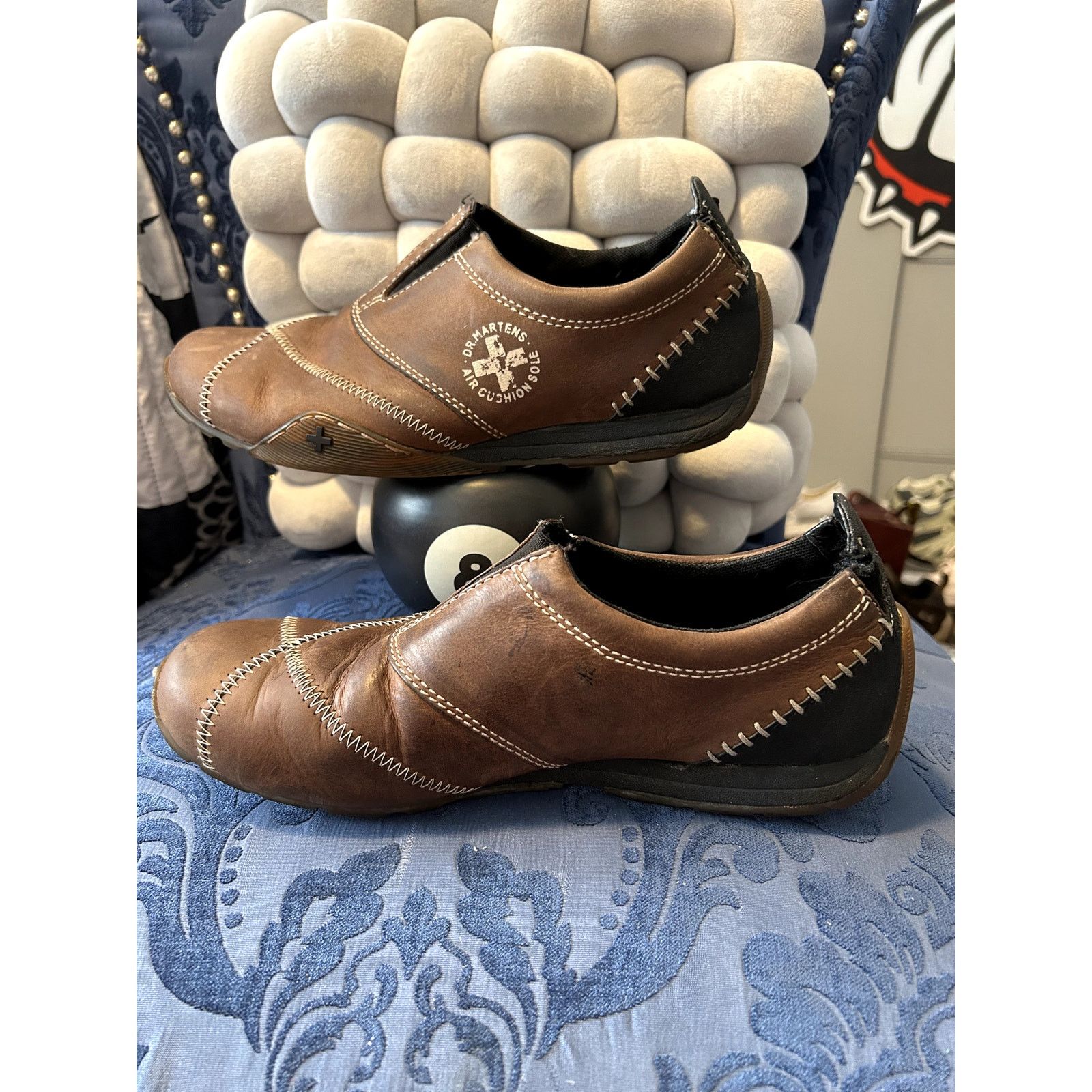 Dr. Martens Vintage Dr Martens Mens Brown Slip On Sneaker size 8/EU 41 Size US 8 / EU 41 - 2 Thumbnail
