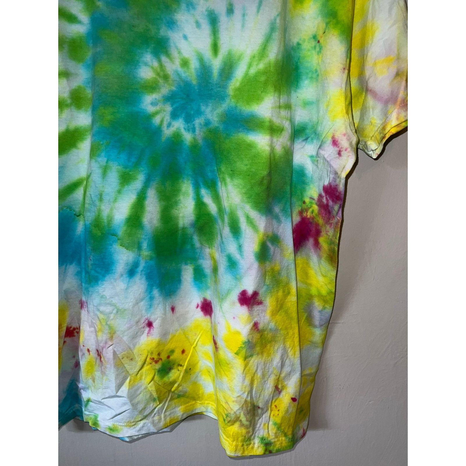 Hanes Hanes Comfort Soft Tie Dye Shirt Green Blue Shirt Tee Large Size US L / EU 52-54 / 3 - 5 Thumbnail