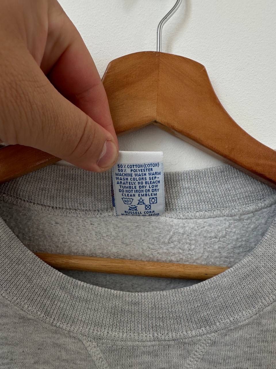 Russell Athletic × Vintage Vintage Russell Athletic USA Gray Baggy Oversized Sweatshirt Size US XL / EU 56 / 4 - 6 Thumbnail