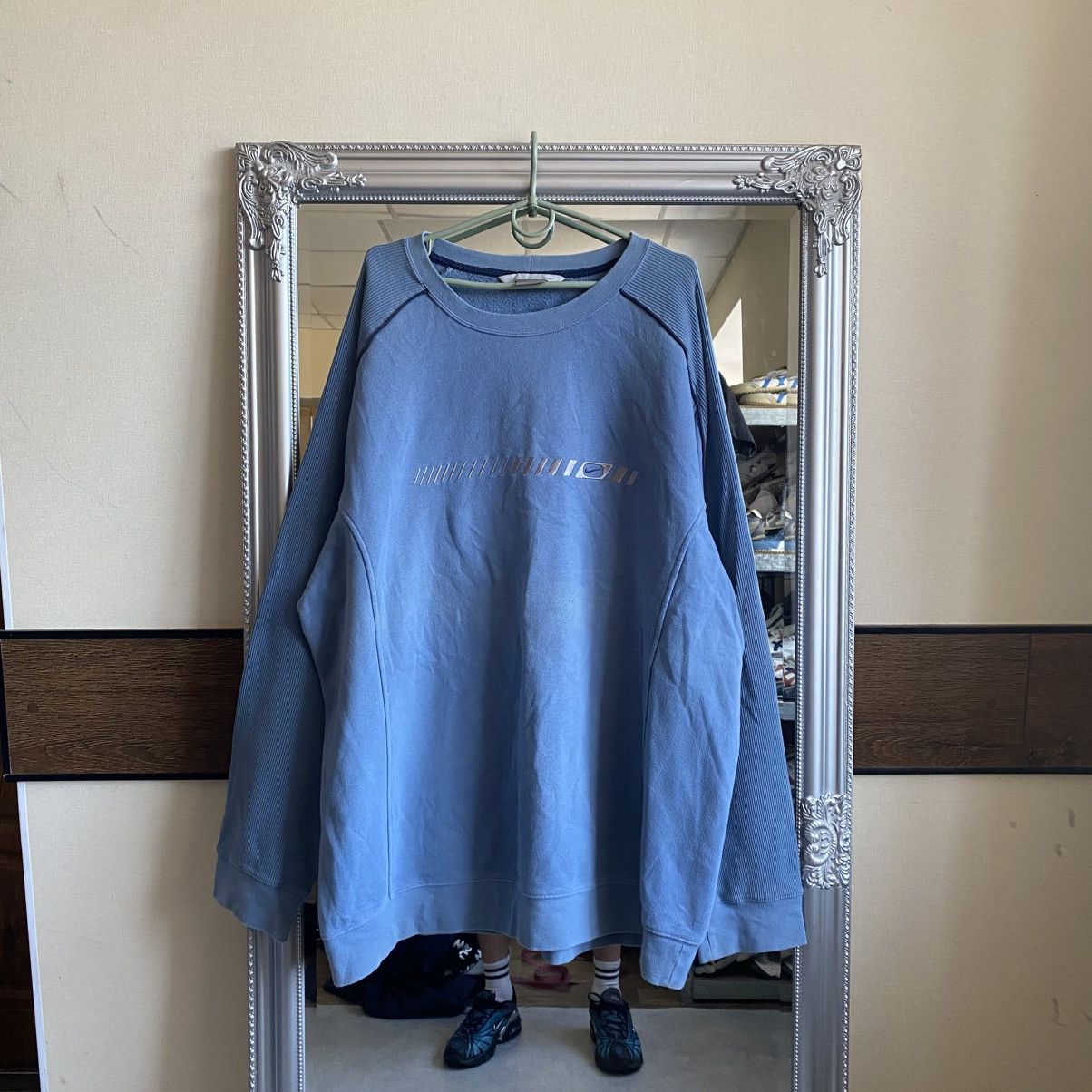Nike Vintage Y2K Nike Sweatshirt Embroidered Swoosh Size US XXL / EU 58 / 5 - 1 Thumbnail