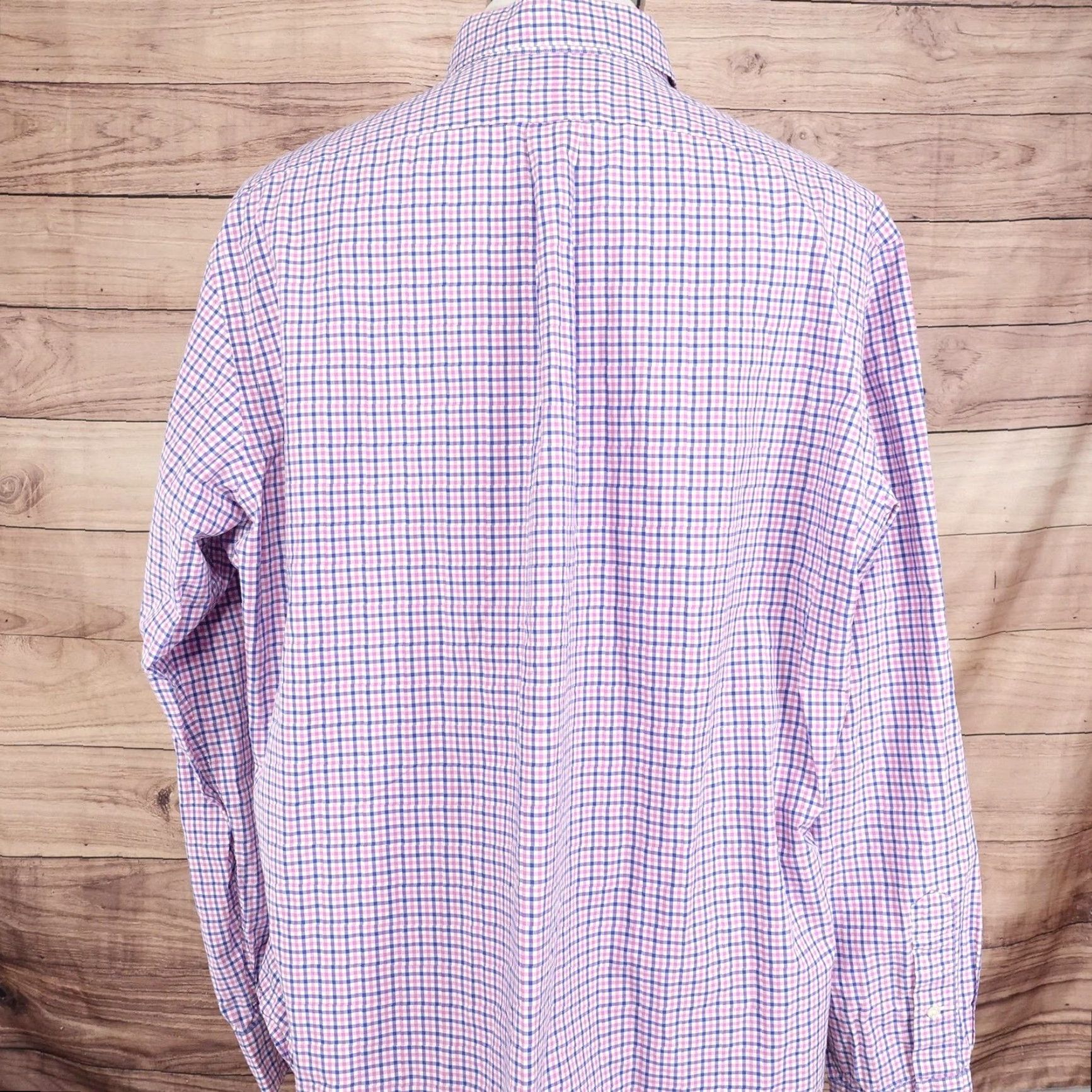 Ralph Lauren Polo Ralph Lauren Shirt Mens 2XL Pink Blue Gingham Check Button-Down Long Sleeve Size US XXL / EU 58 / 5 - 4 Thumbnail