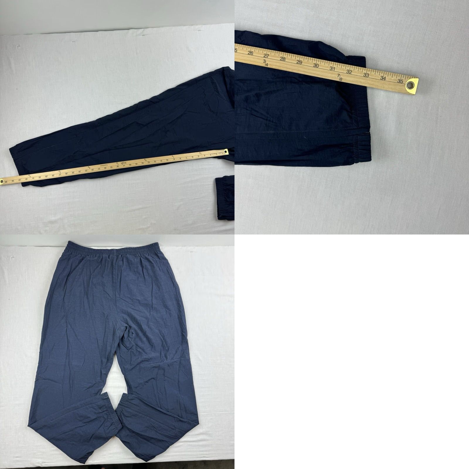 Reebok VINTAGE Reebok Track Pants Mens XL Blue Sports Grunge Baggy Drawstring Pants Size US 36 / EU 52 - 8 Thumbnail