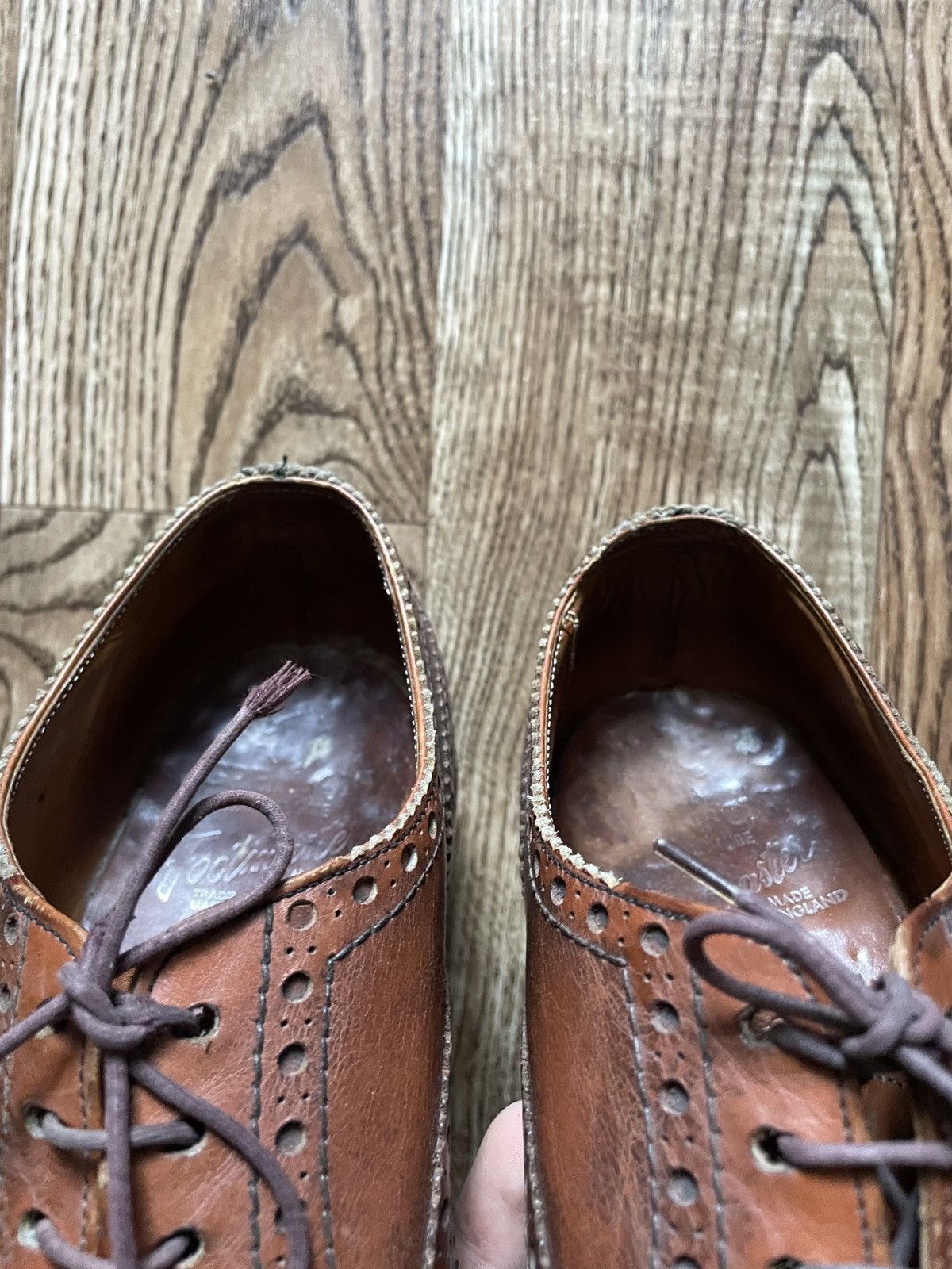Grenson Grenson Design benchmade Oxford Brogues leather Shoes Size US 7.5 / EU 40-41 - 10 Thumbnail