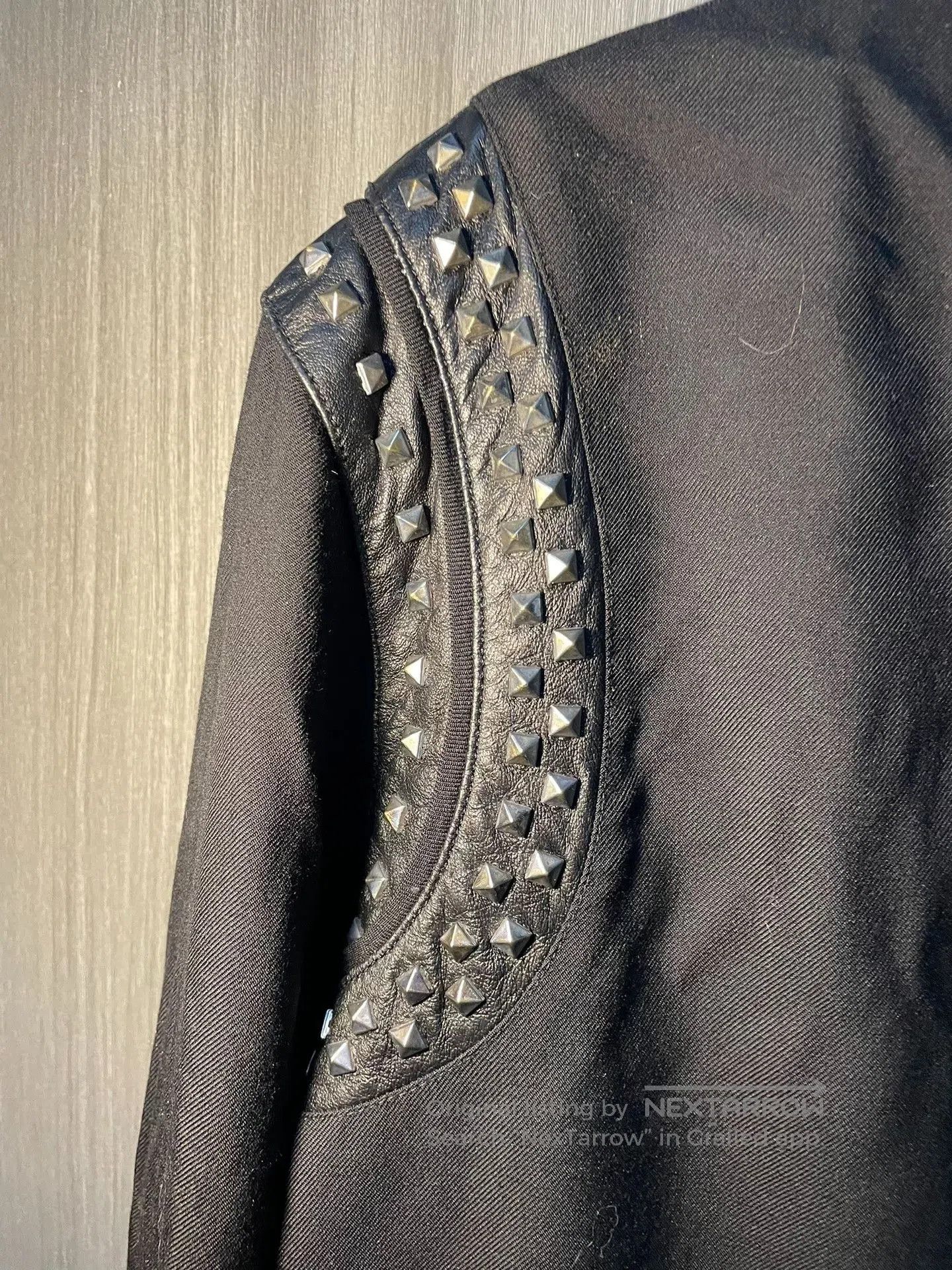Saint Laurent Paris Saint Laurent Studded Leather Shoulder Jacket. Size US L / EU 52-54 / 3 - 4 Thumbnail