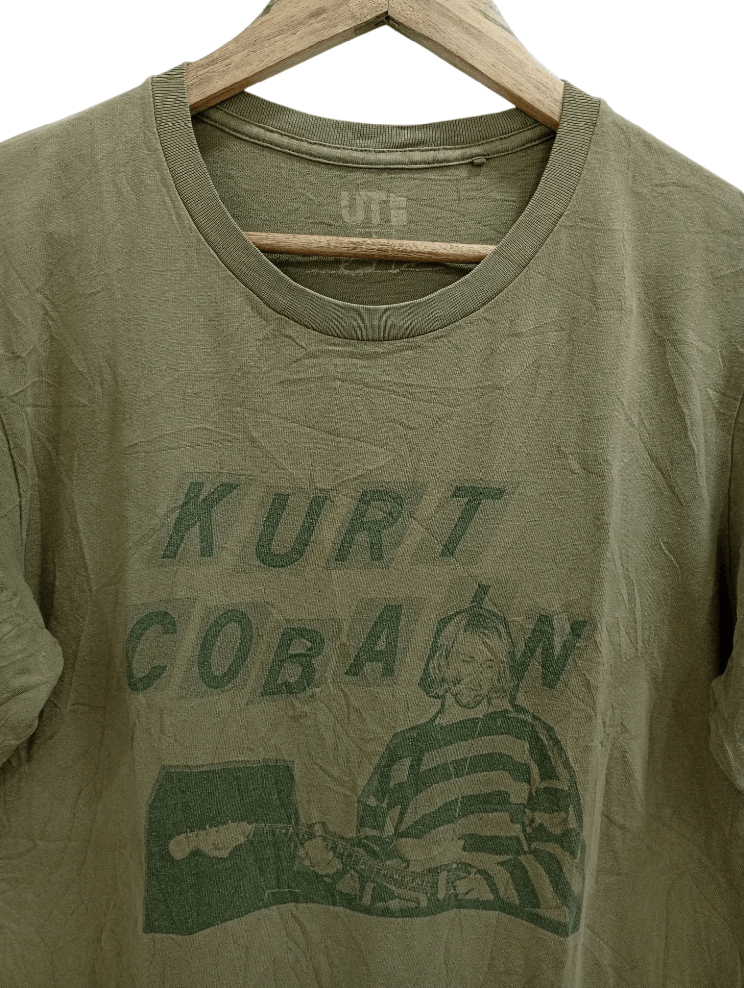Band Tees × Japanese Brand 🔥🔥Uniqlo x Kurt Cobain T-shirt Size US L / EU 52-54 / 3 - 16 Thumbnail