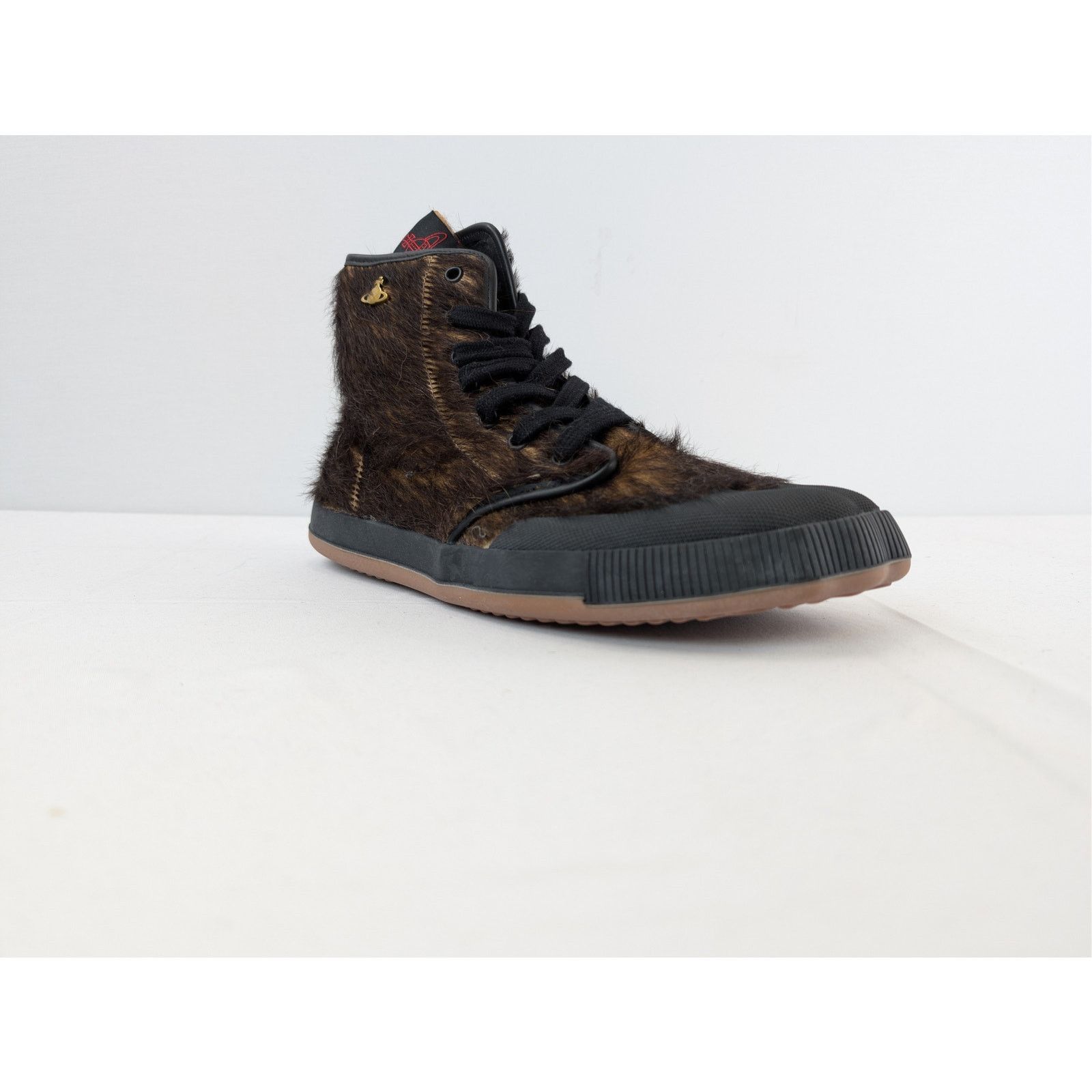 Vivienne Westwood o1rshd1 Animal Gym High Top Sneakers in Brown Size US 10 / EU 43 - 3 Thumbnail
