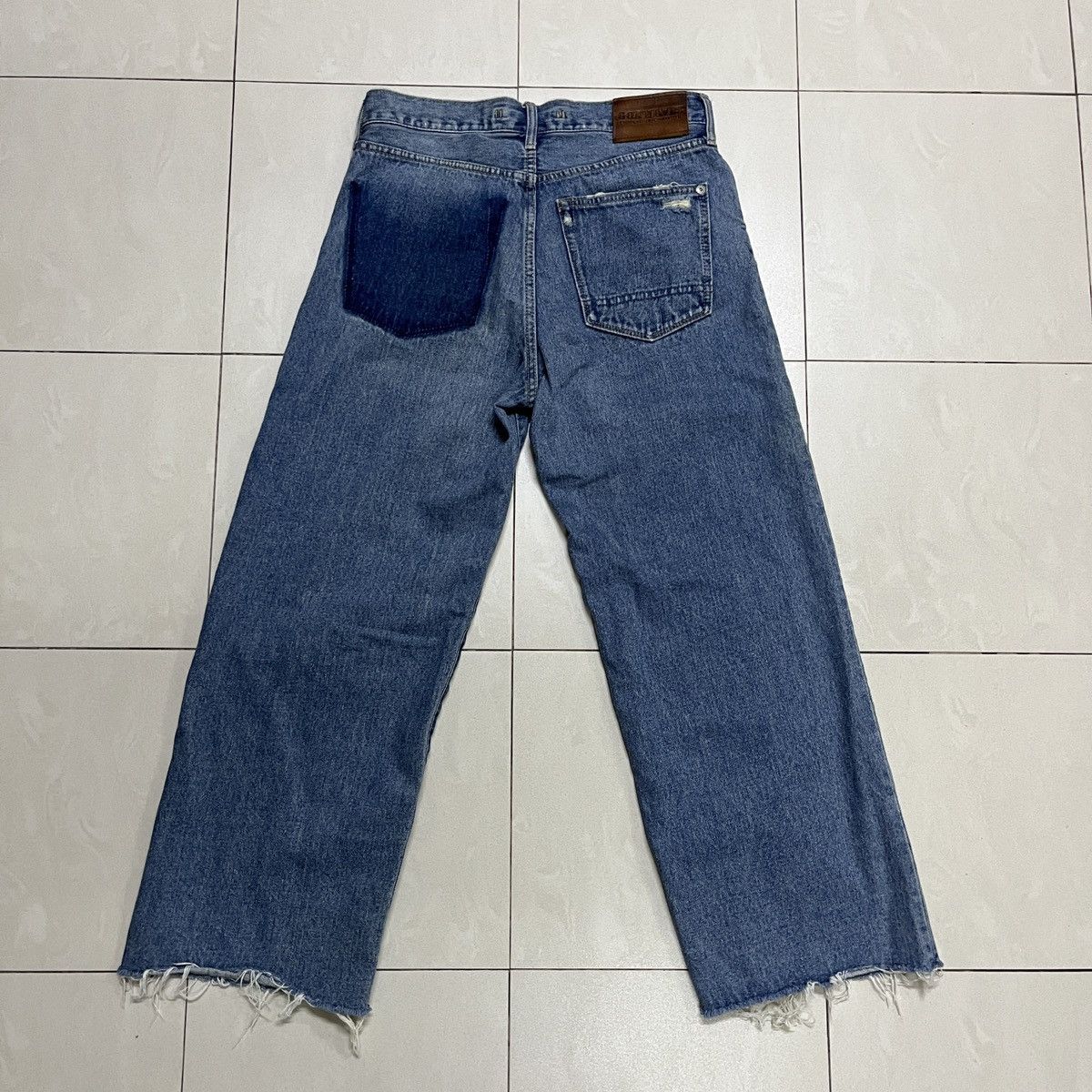 Hysteric Glamour × If Six Was Nine × Le Grande Bleu (L.G.B.) G.O.A Nimes Distressed Jeans Size 28" / US 6 / IT 42 - 12 Thumbnail