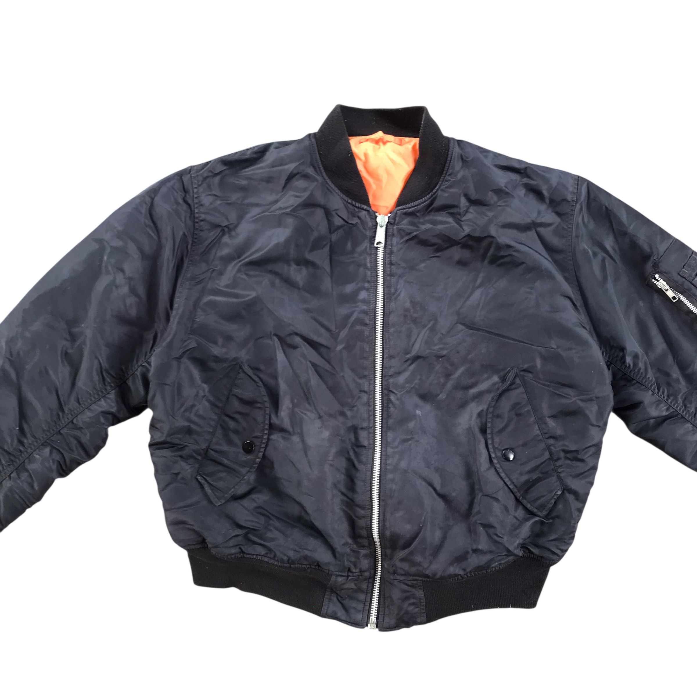Uniqlo Vintage Uniqlo MA 1 Bomber Jacket Size US M / EU 48-50 / 2 - 2 Thumbnail