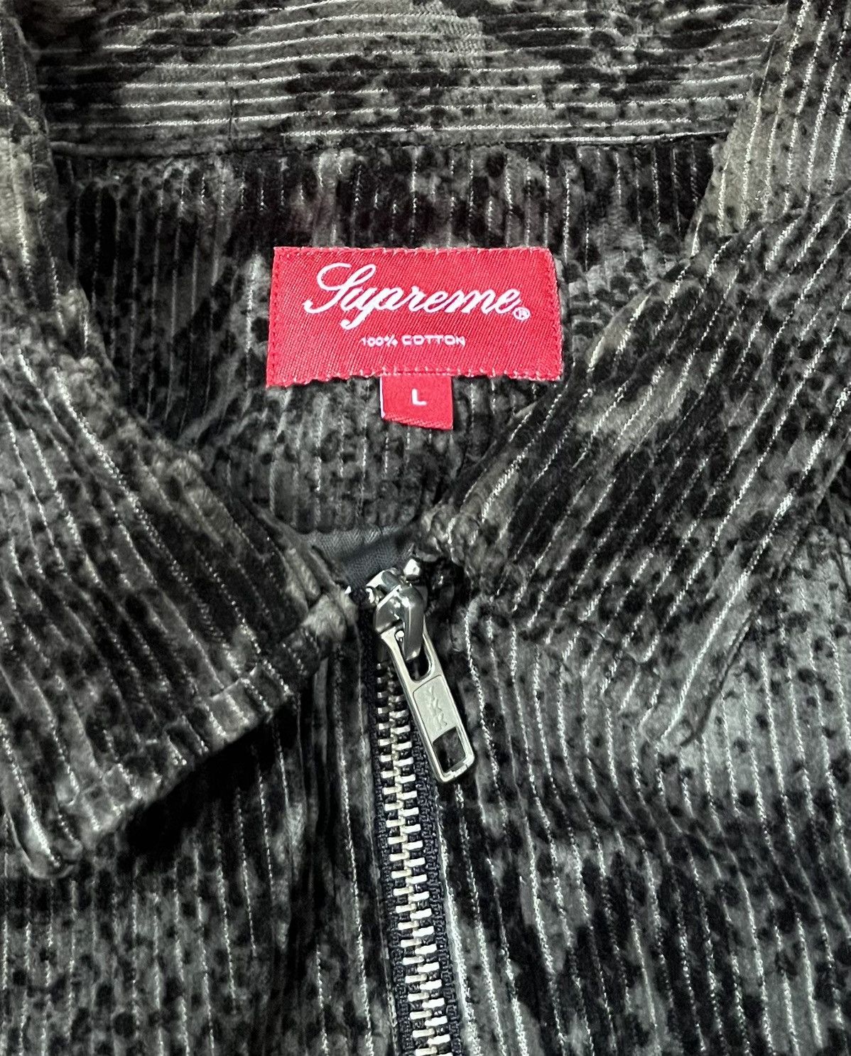 Supreme Supreme FW20 snake skin zip jacket Size US L / EU 52-54 / 3 - 5 Thumbnail