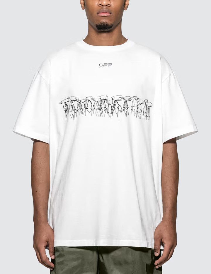 Futura × Off-White White Atoms Arrows Oversized T-Shirt Size US M / EU 48-50 / 2 - 3 Thumbnail