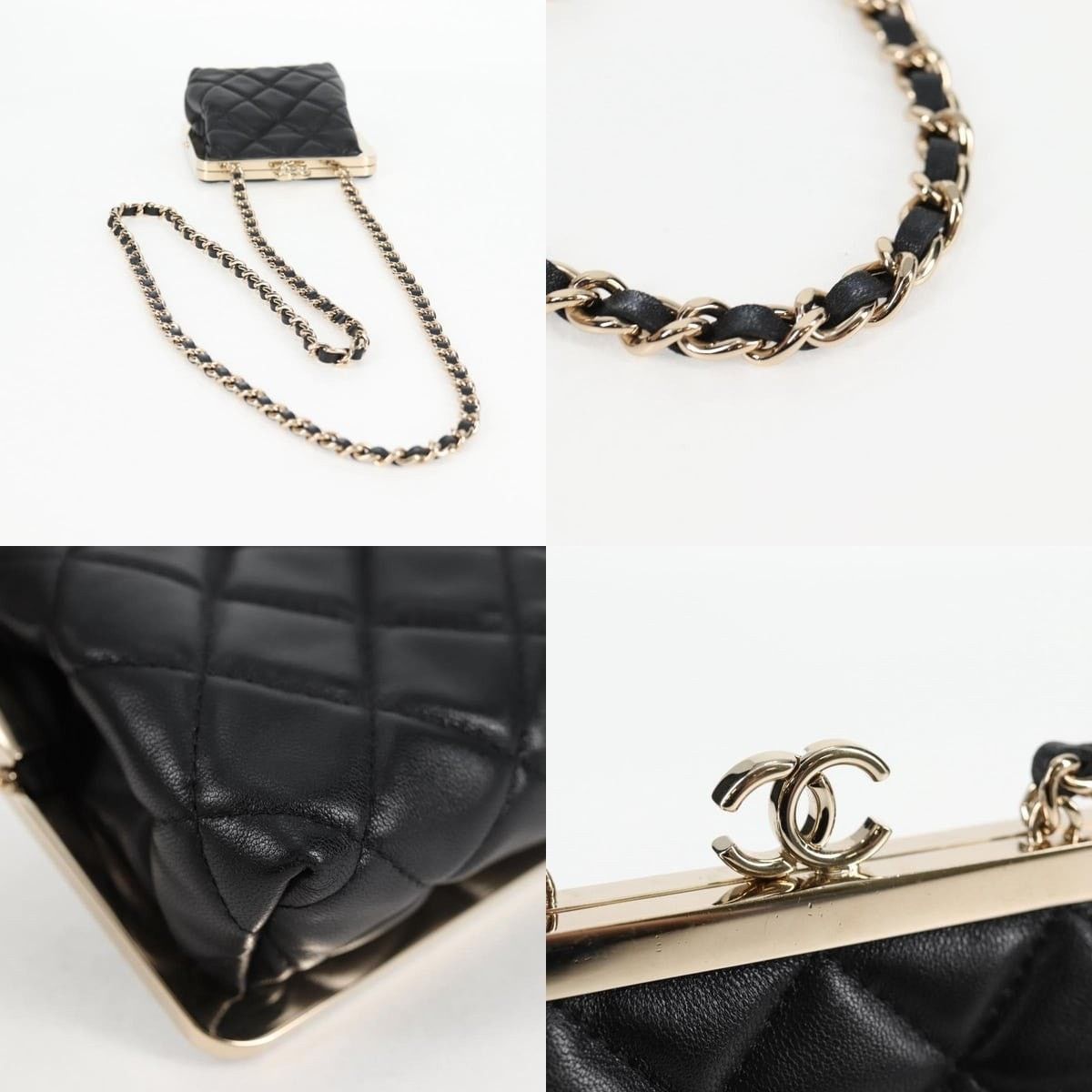 Chanel Chanel Matelasse Chain Pouch Shoulder Bag Size ONE SIZE - 4 Thumbnail