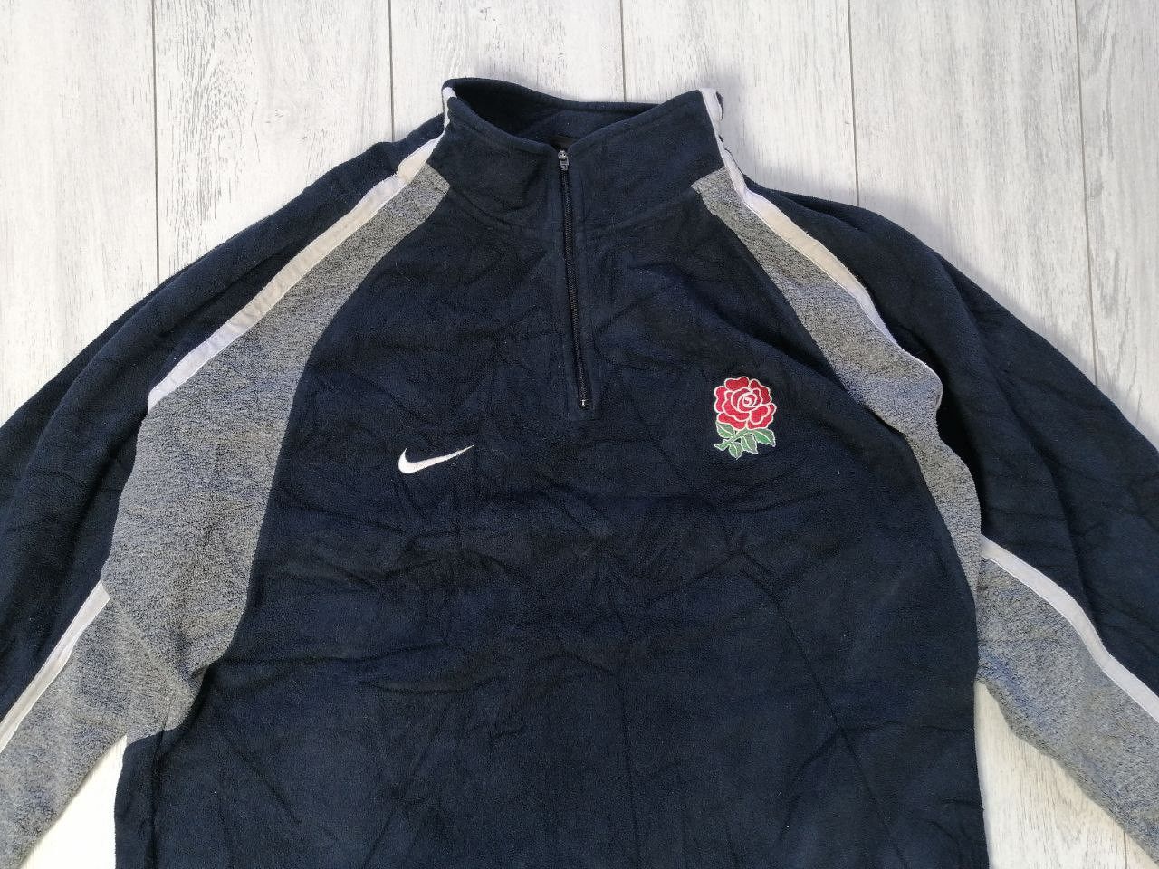 Nike England Rugby Fleece Jacket Nike Vintage Size S Size US S / EU 44-46 / 1 - 2 Thumbnail