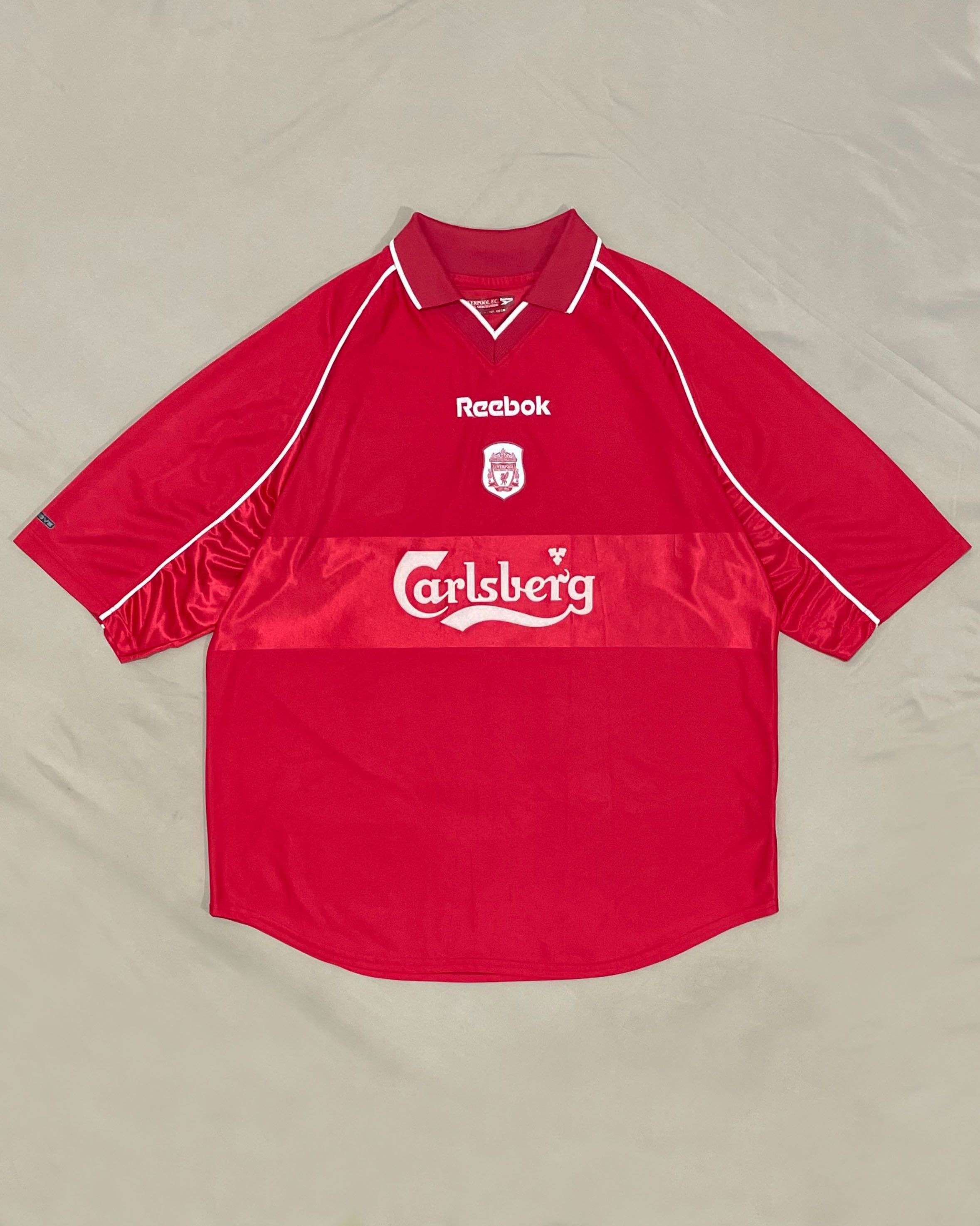 Reebok Liverpool Home Kit 2000 2001 2002 Jersey Size US XXL / EU 58 / 5 - 1 Thumbnail